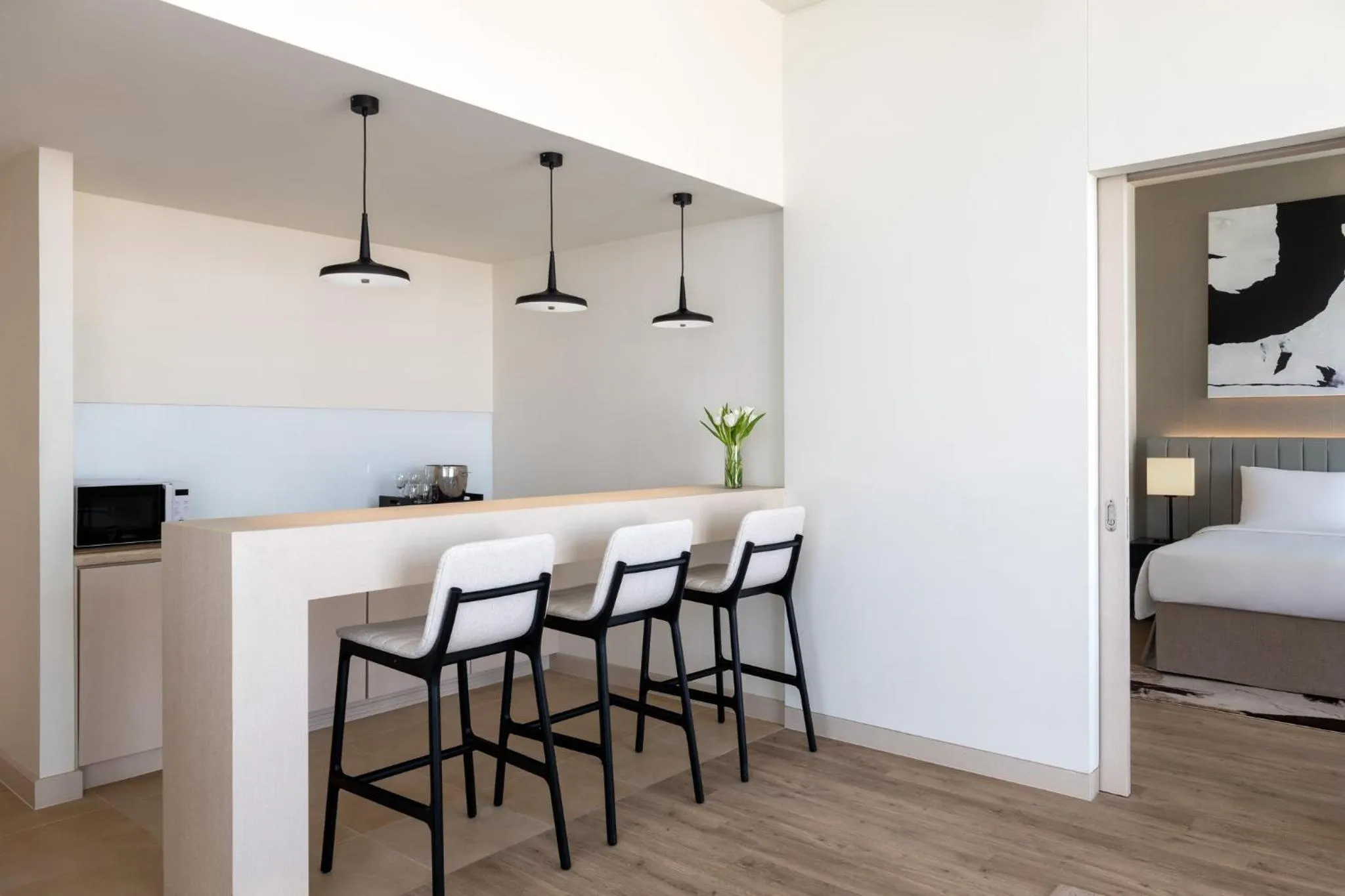 Photo of the whole room, Bed in Yas Plaza Marina by IHG