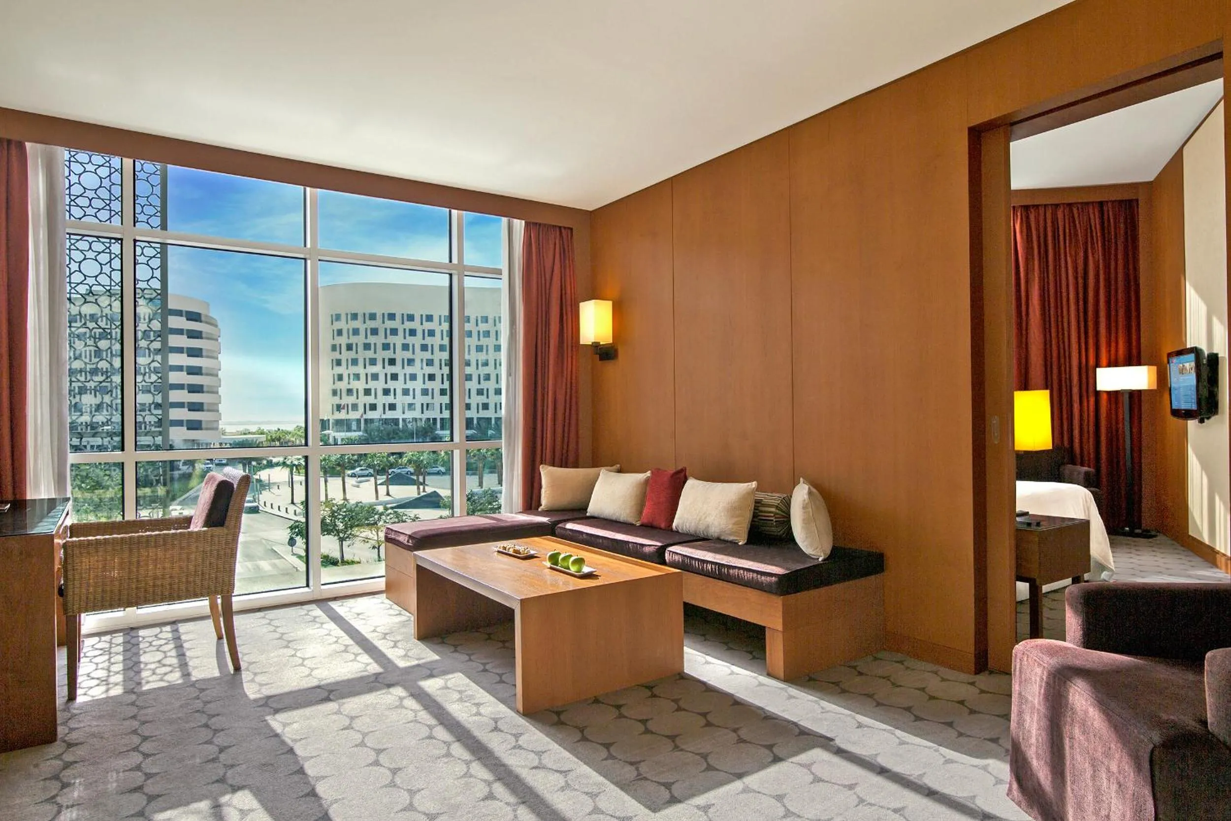 Living room in Yas Island Rotana Abu Dhabi