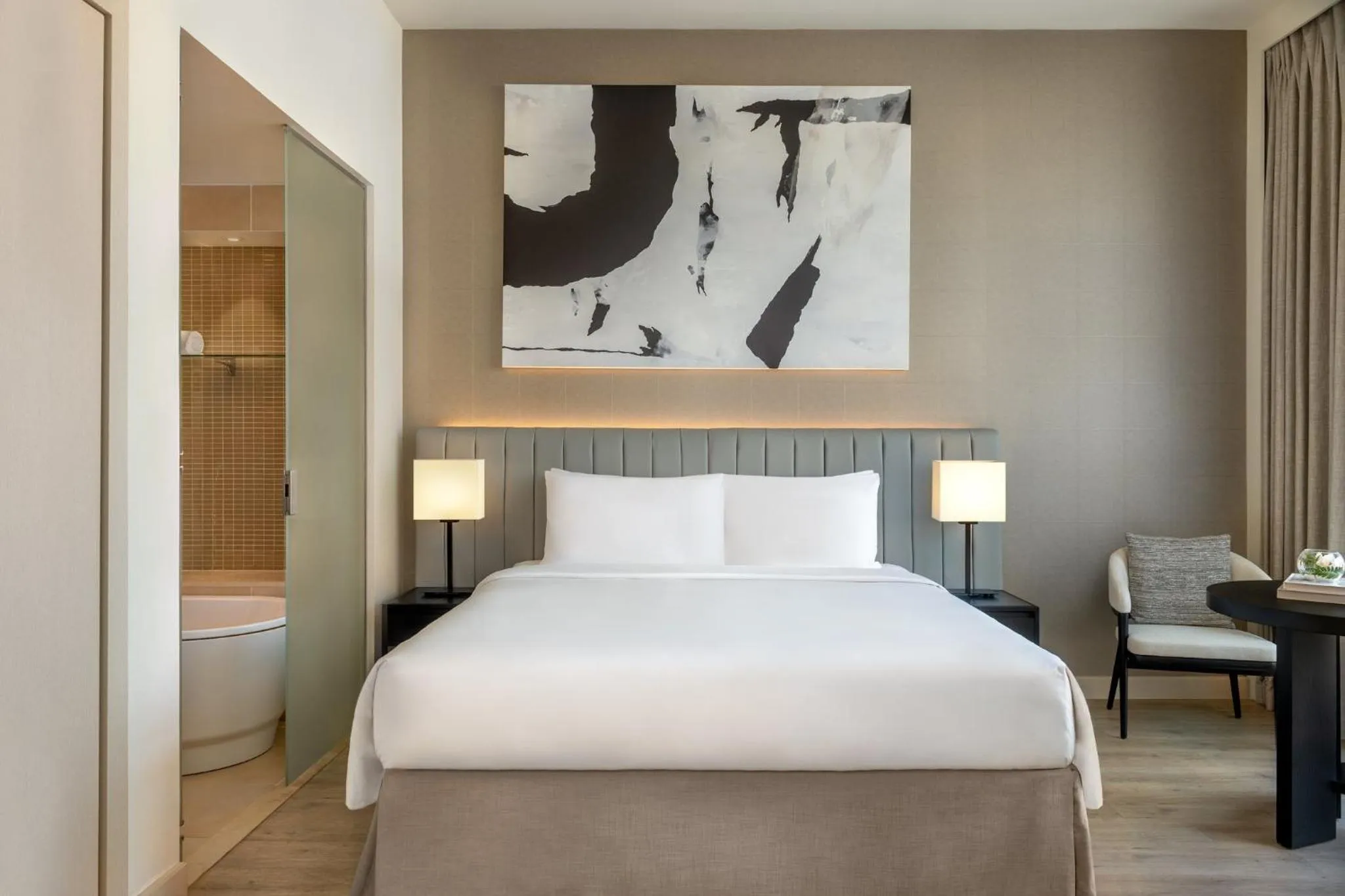 Photo of the whole room, Bed in Yas Plaza Marina by IHG