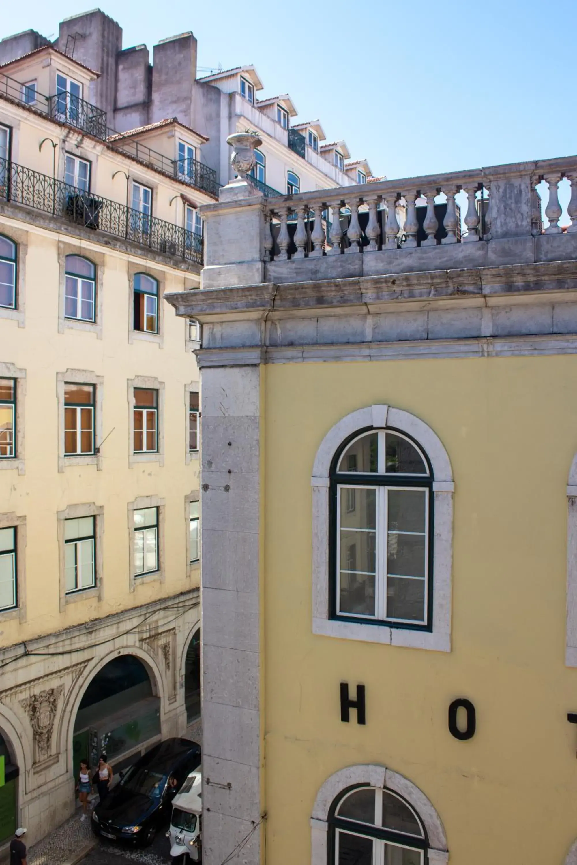 Property building in Rossio Hostel Property building in Rossio Hostel