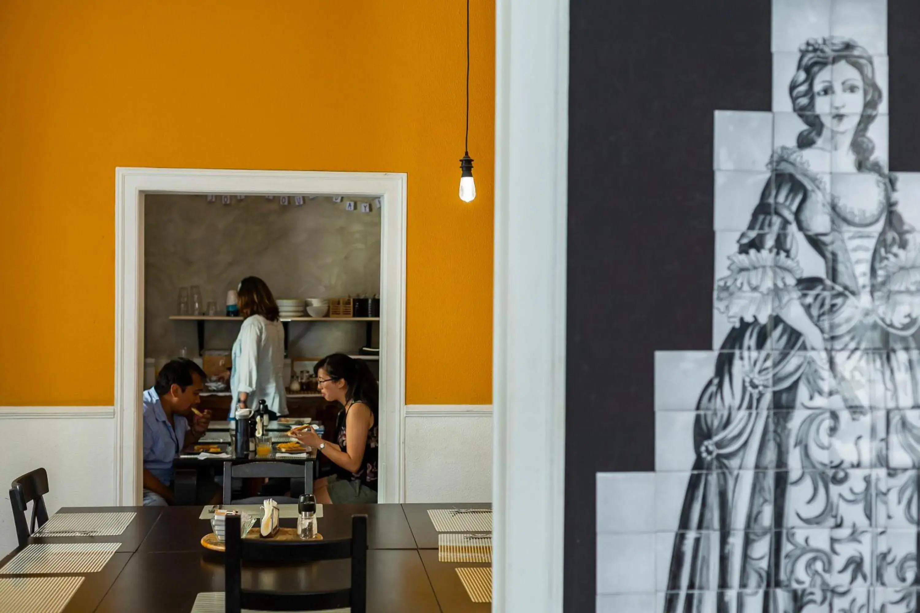 Property building in Rossio Hostel Property building in Rossio Hostel