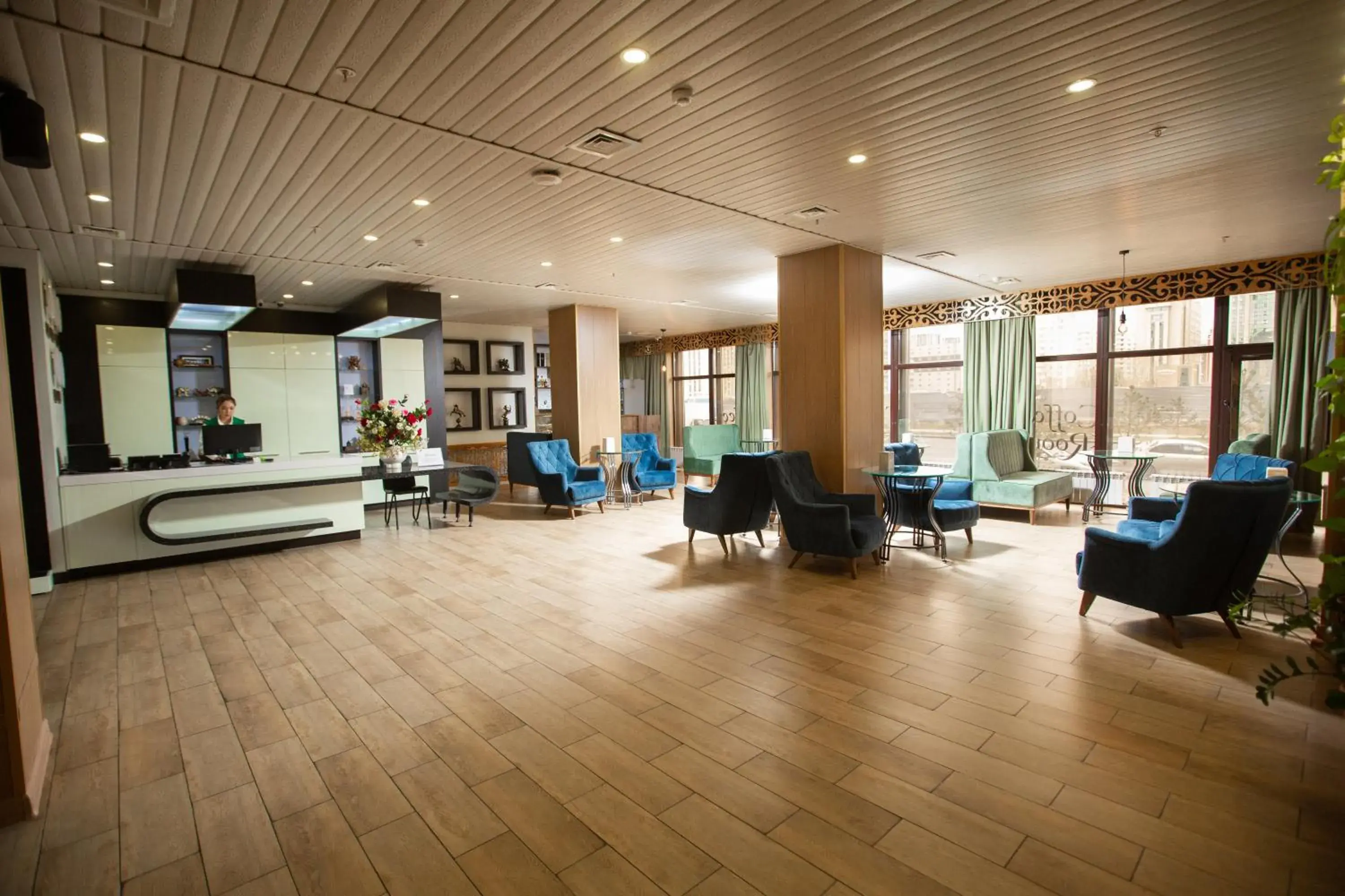 Lobby or reception in Altyn Eco Park Lobby or reception in Altyn Eco Park