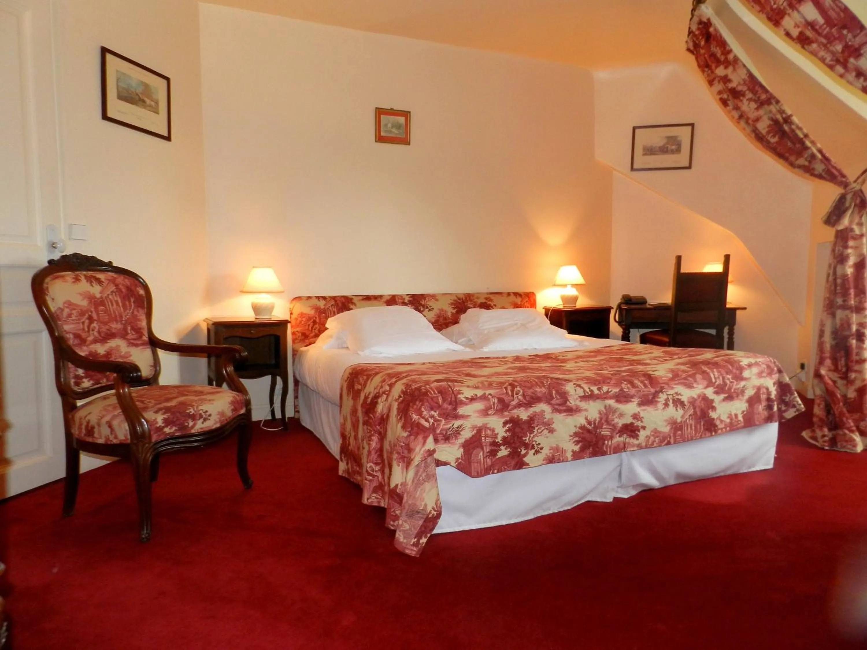 Bed in Château d'Urtubie