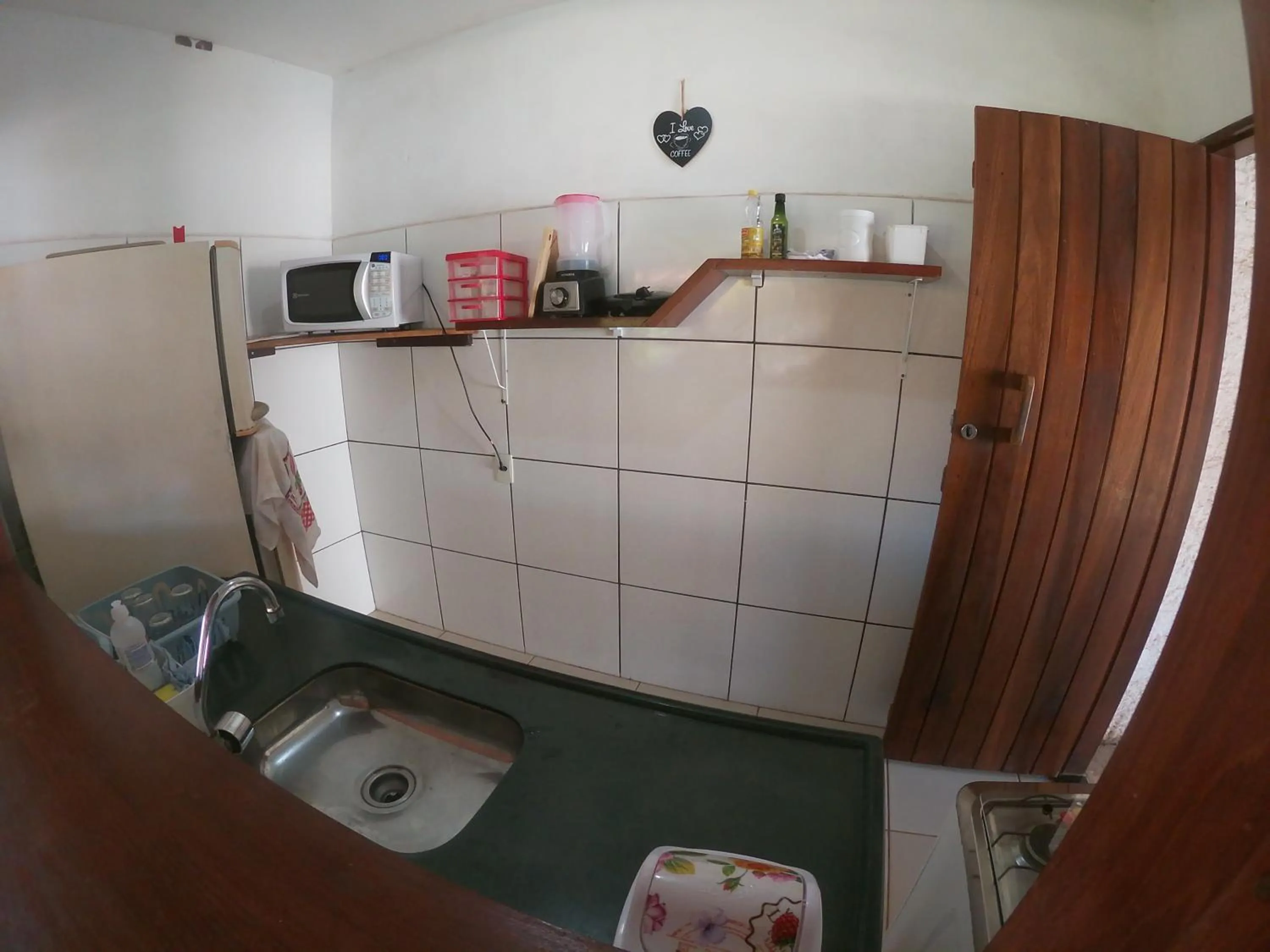 Communal kitchen in Pousada Gostoso Village