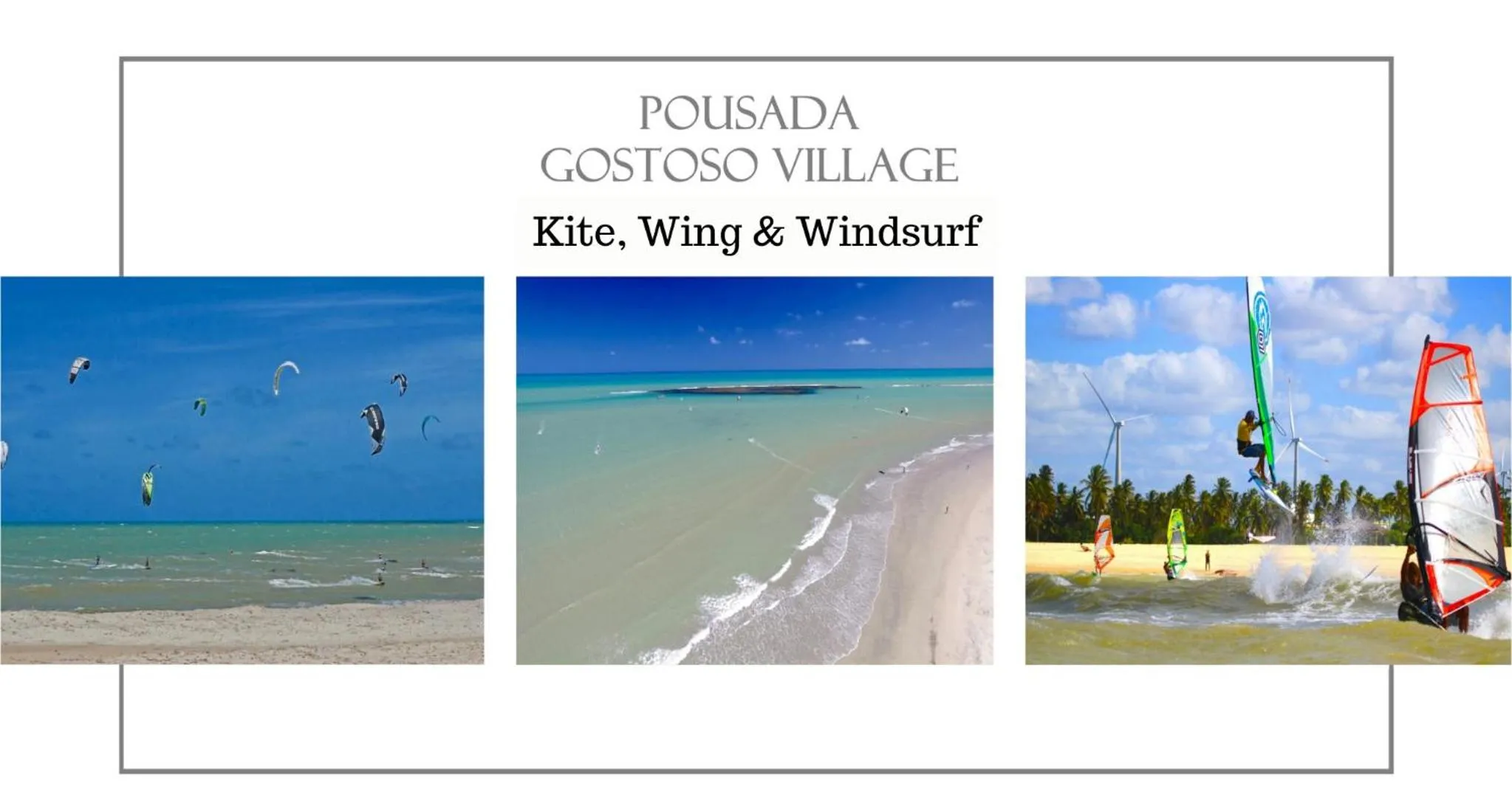 Beach in Pousada Gostoso Village