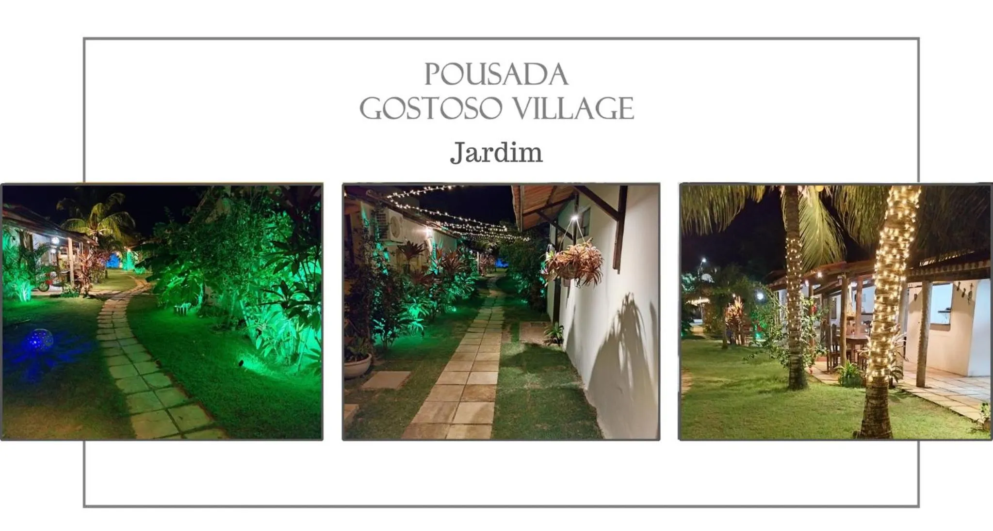 Garden in Pousada Gostoso Village