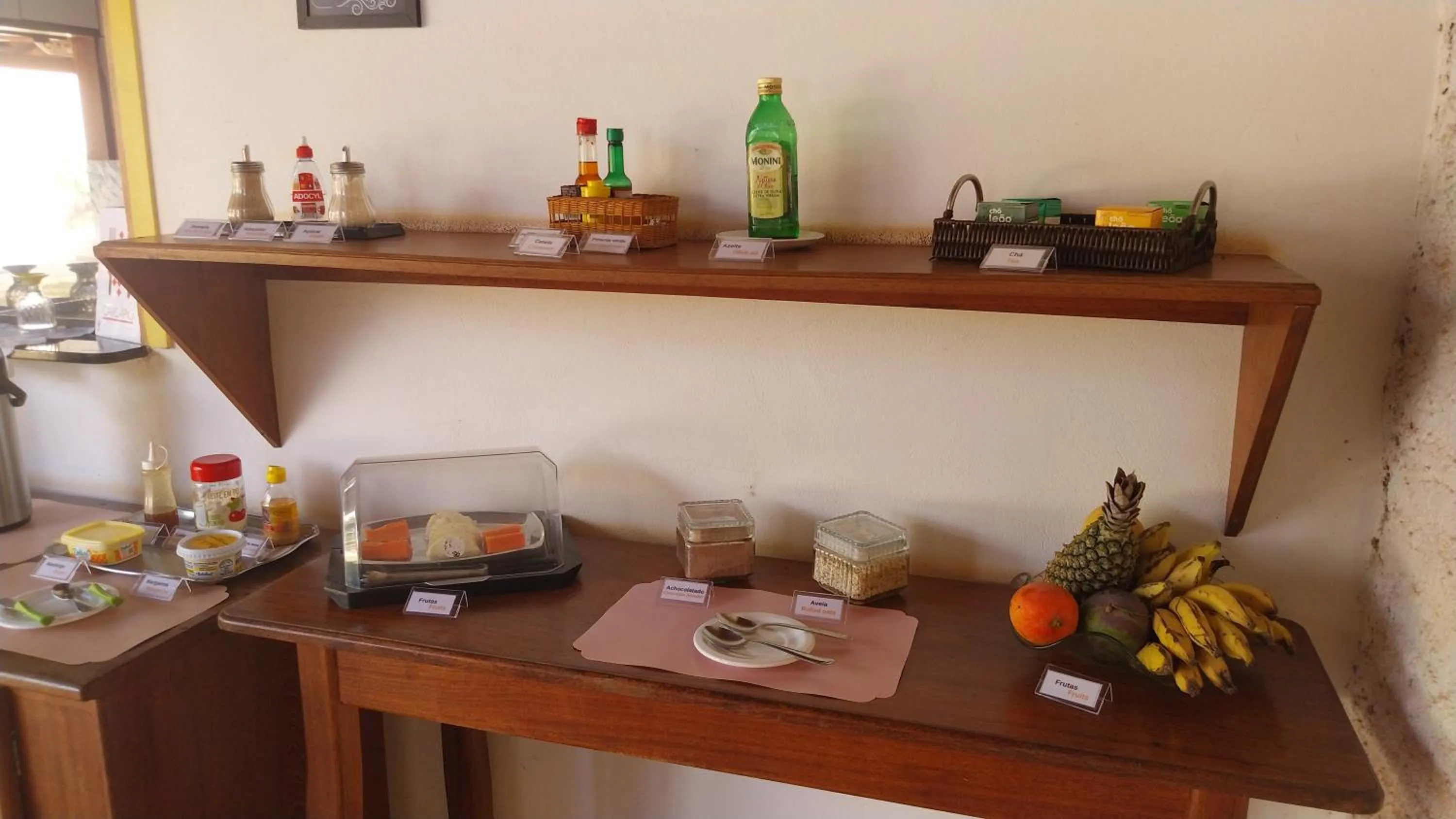 Food and drinks in Pousada Gostoso Village