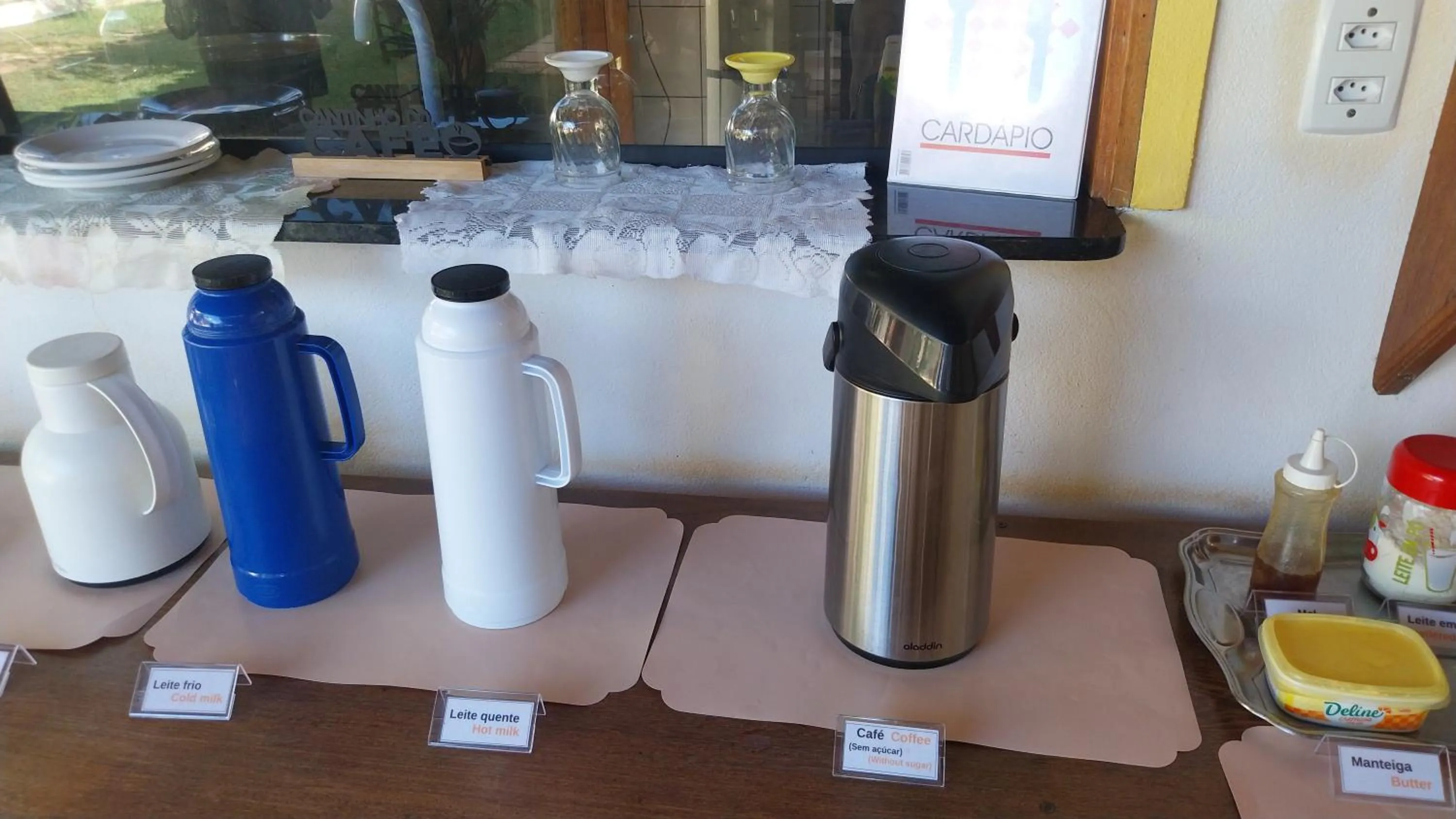 Food and drinks in Pousada Gostoso Village