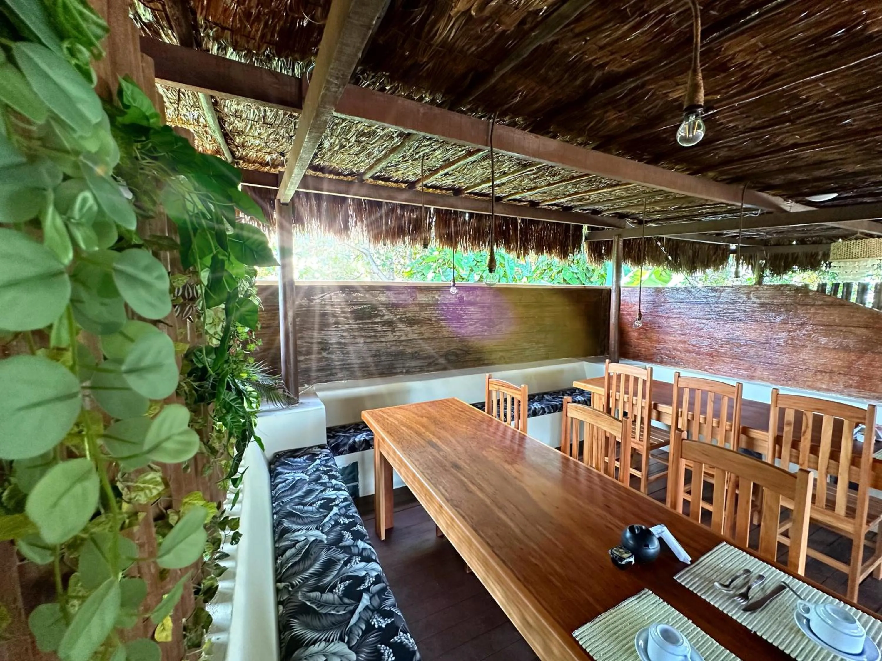 Seating area in Pousada Oasis Paracuru