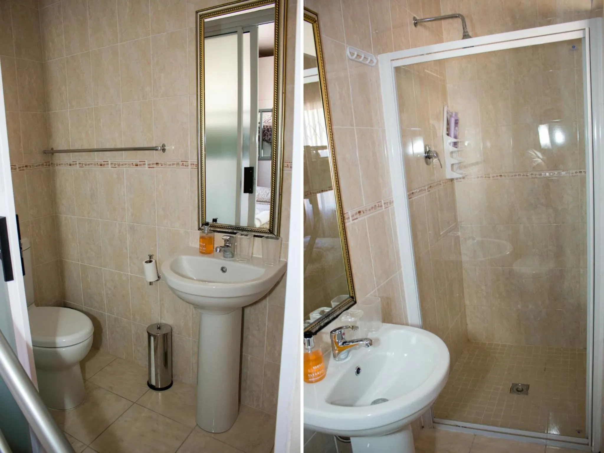 Shower in Onyx on Sycamore