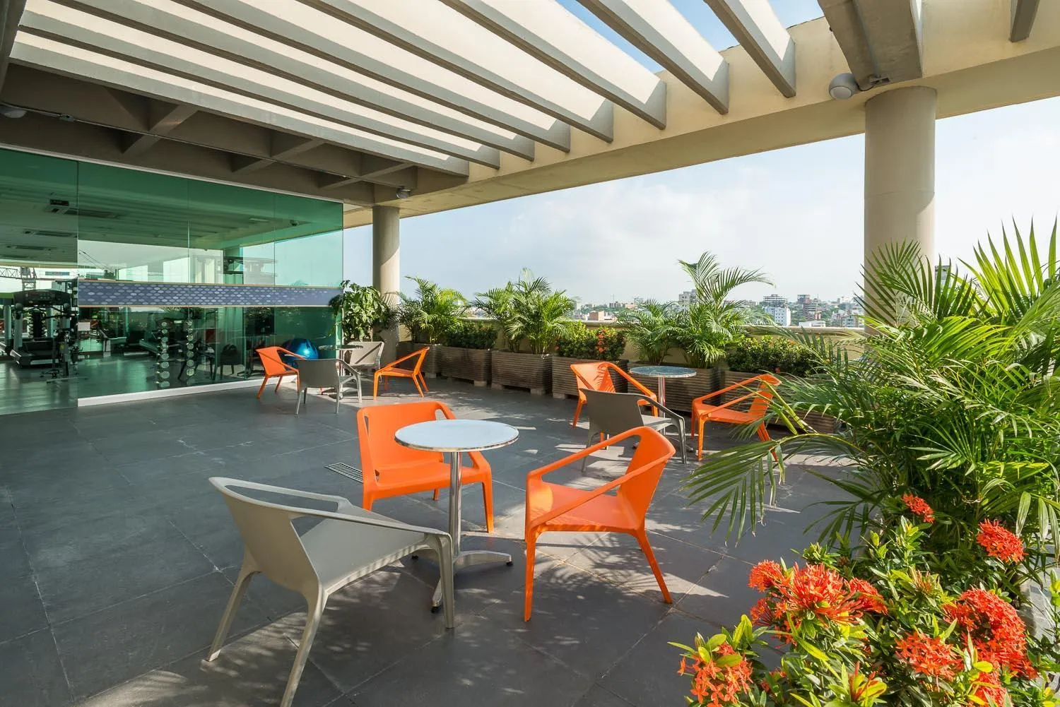Balcony/Terrace in Hampton by Hilton Barranquilla