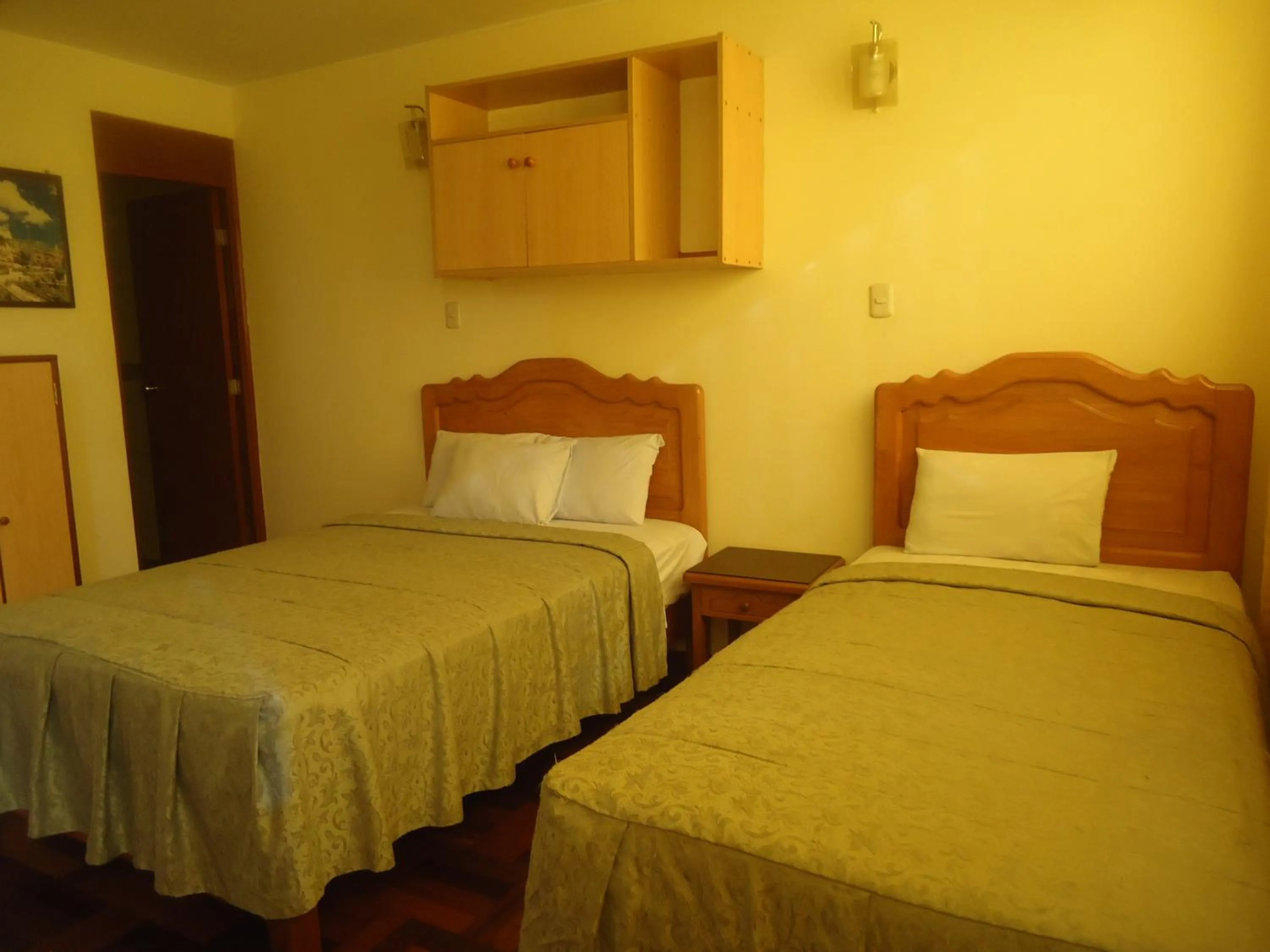 Bed in Hotel Panamericano