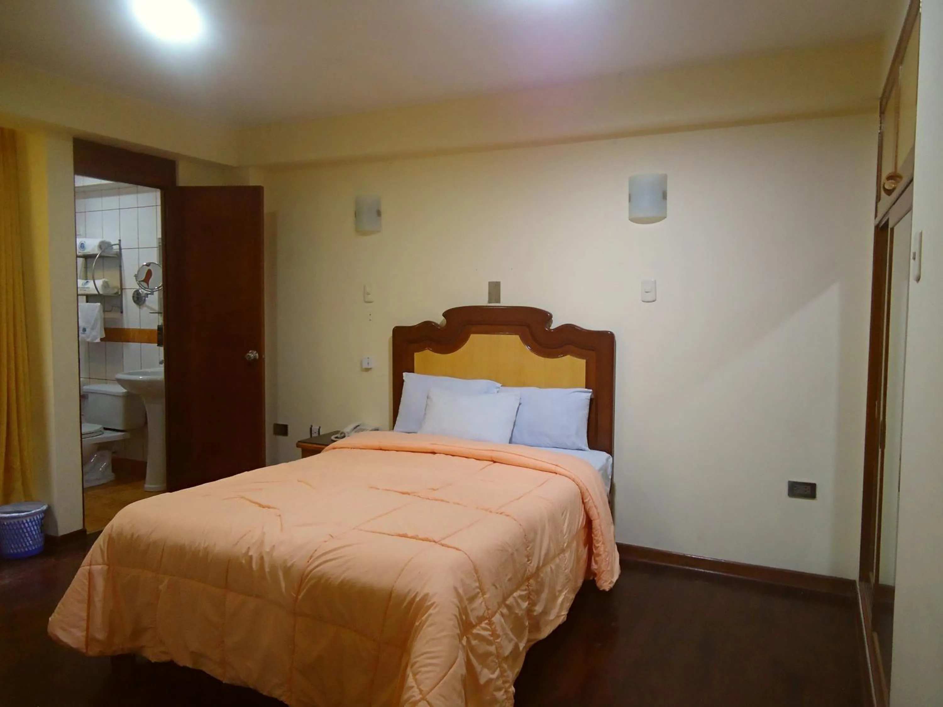 Bed in Hotel Panamericano