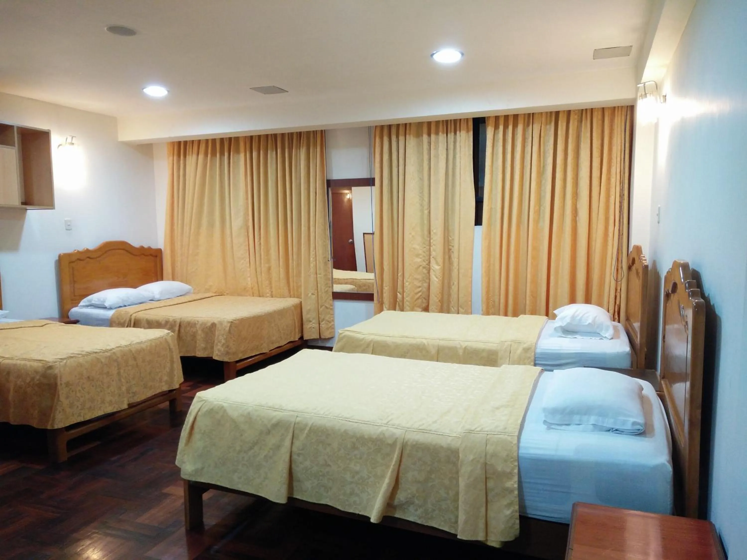 Decorative detail, Bed in Hotel Panamericano