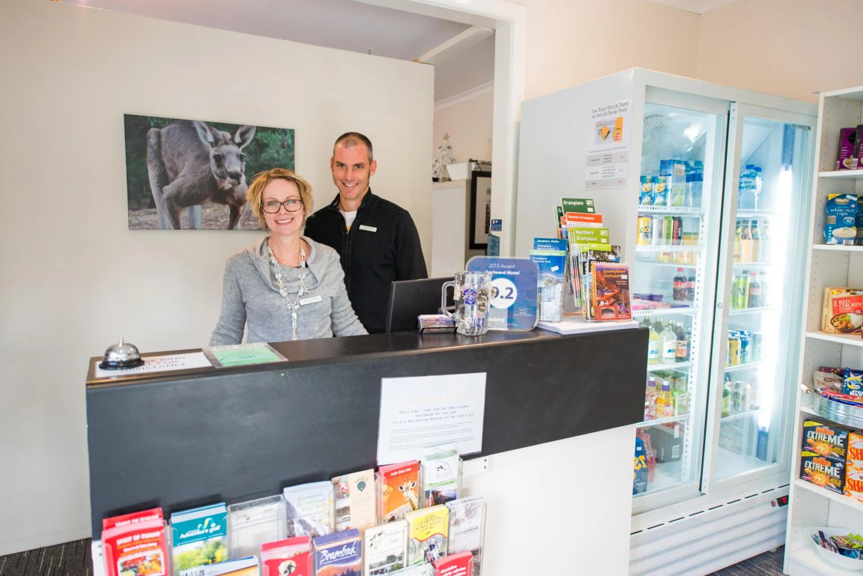 Staff in Gariwerd Motel