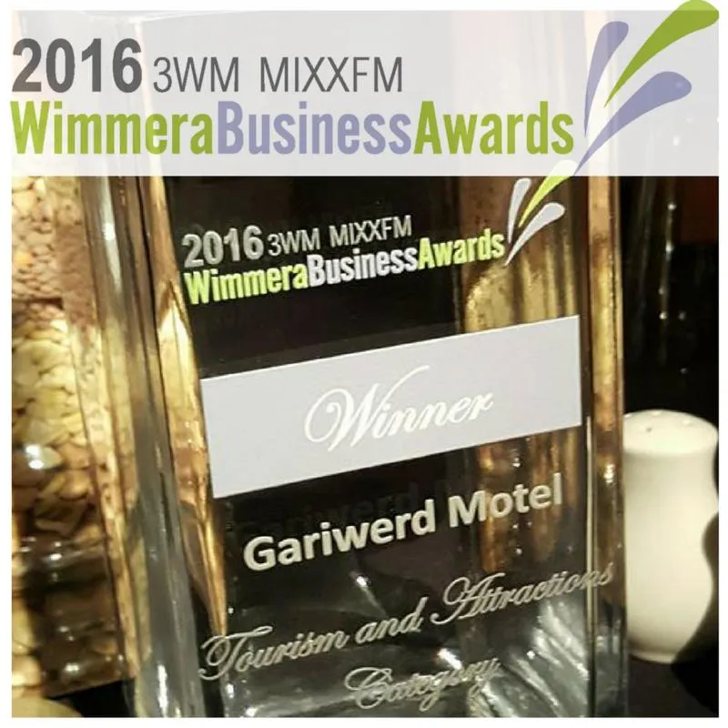 Certificate/Award in Gariwerd Motel