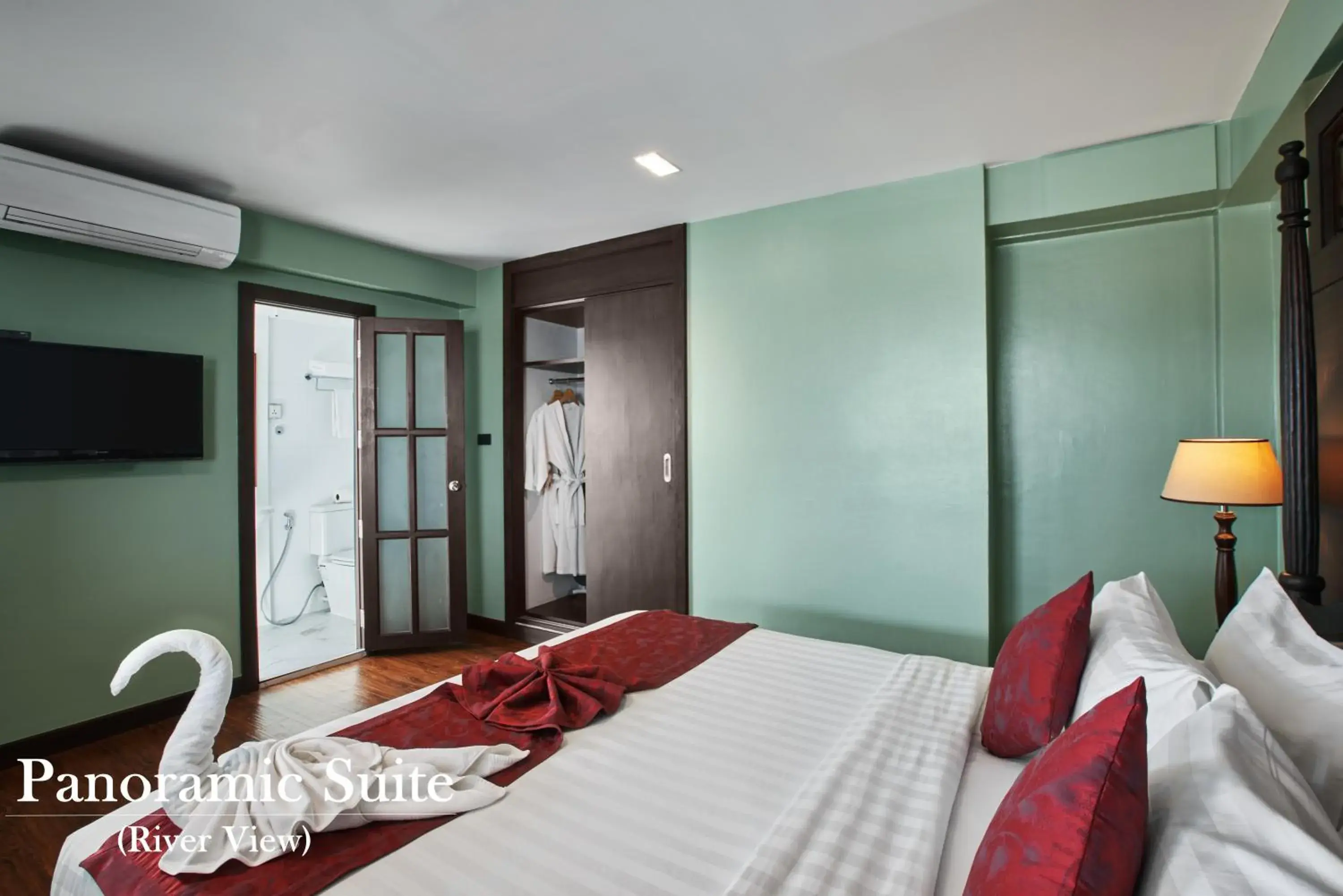 Bedroom, Bed in Baan Wanglang Riverside, Bangkok Bedroom, Bed in Baan Wanglang Riverside, Bangkok