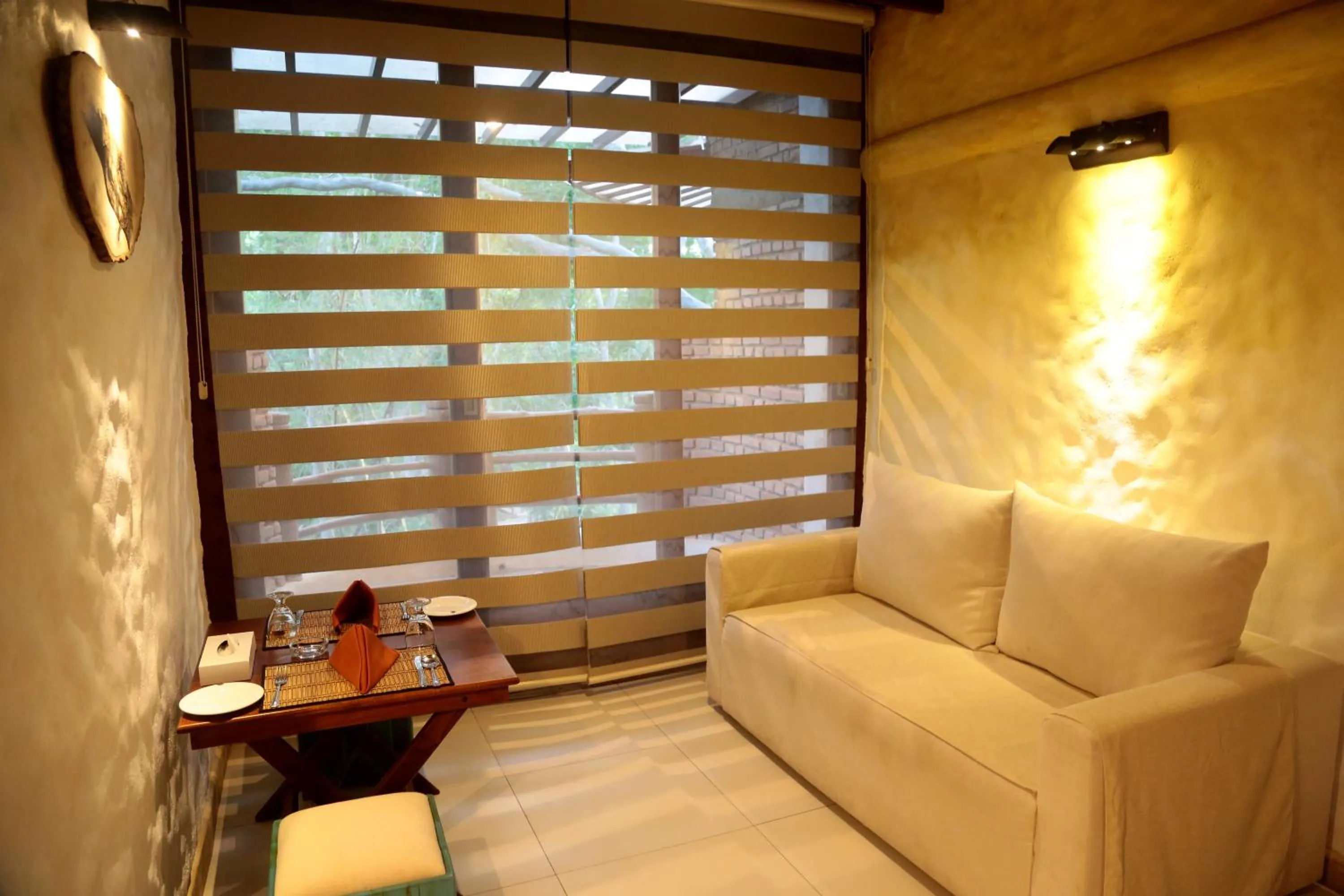Living room in Grand Udawalawe Safari Resort