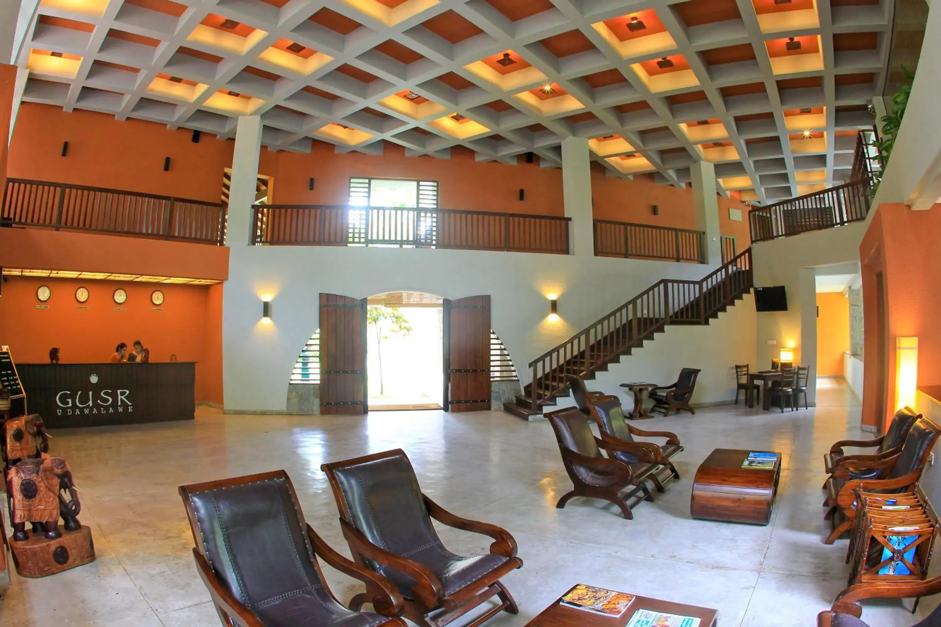 Lobby or reception in Grand Udawalawe Safari Resort Lobby or reception in Grand Udawalawe Safari Resort