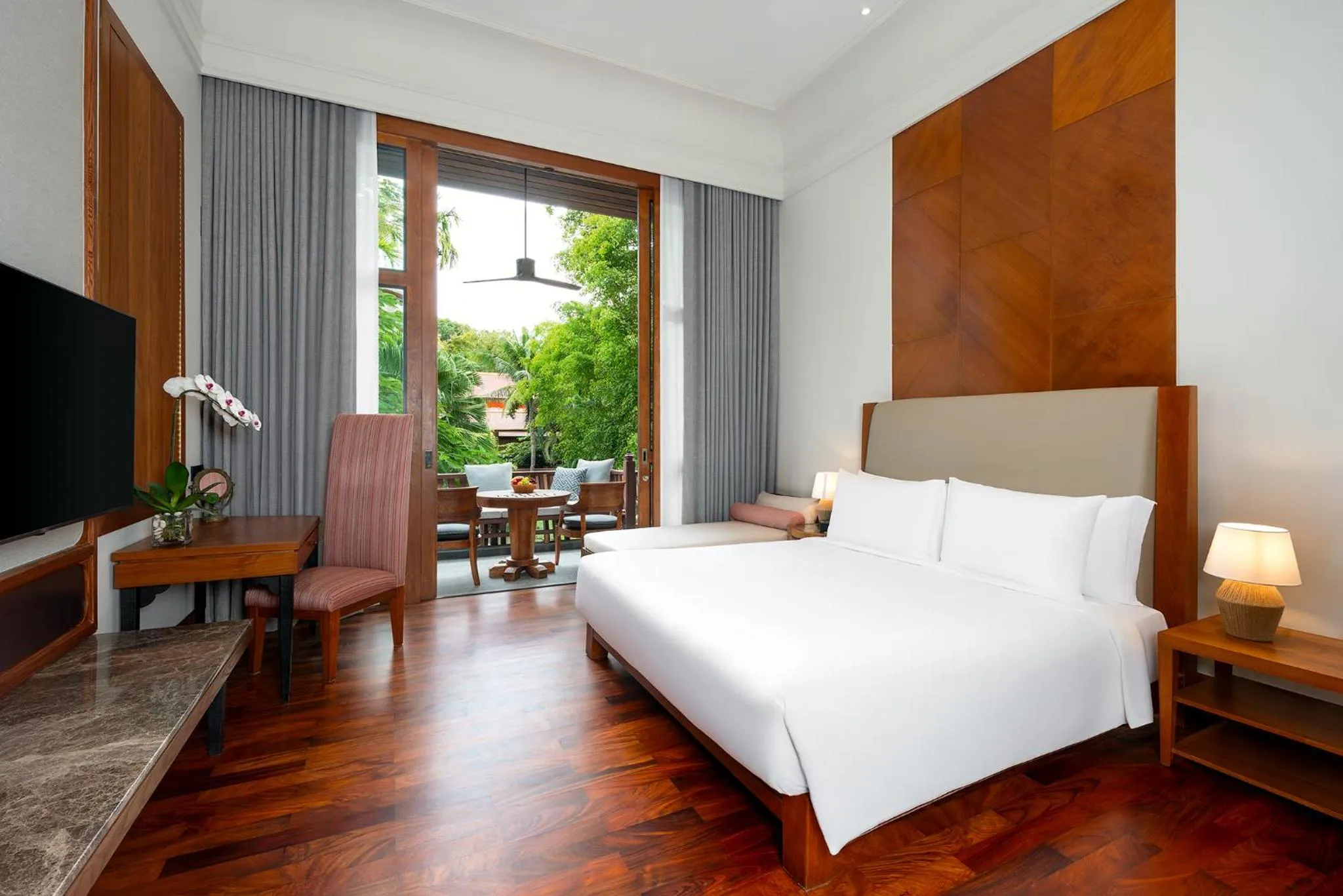 Bed in Anantara Hua Hin Resort