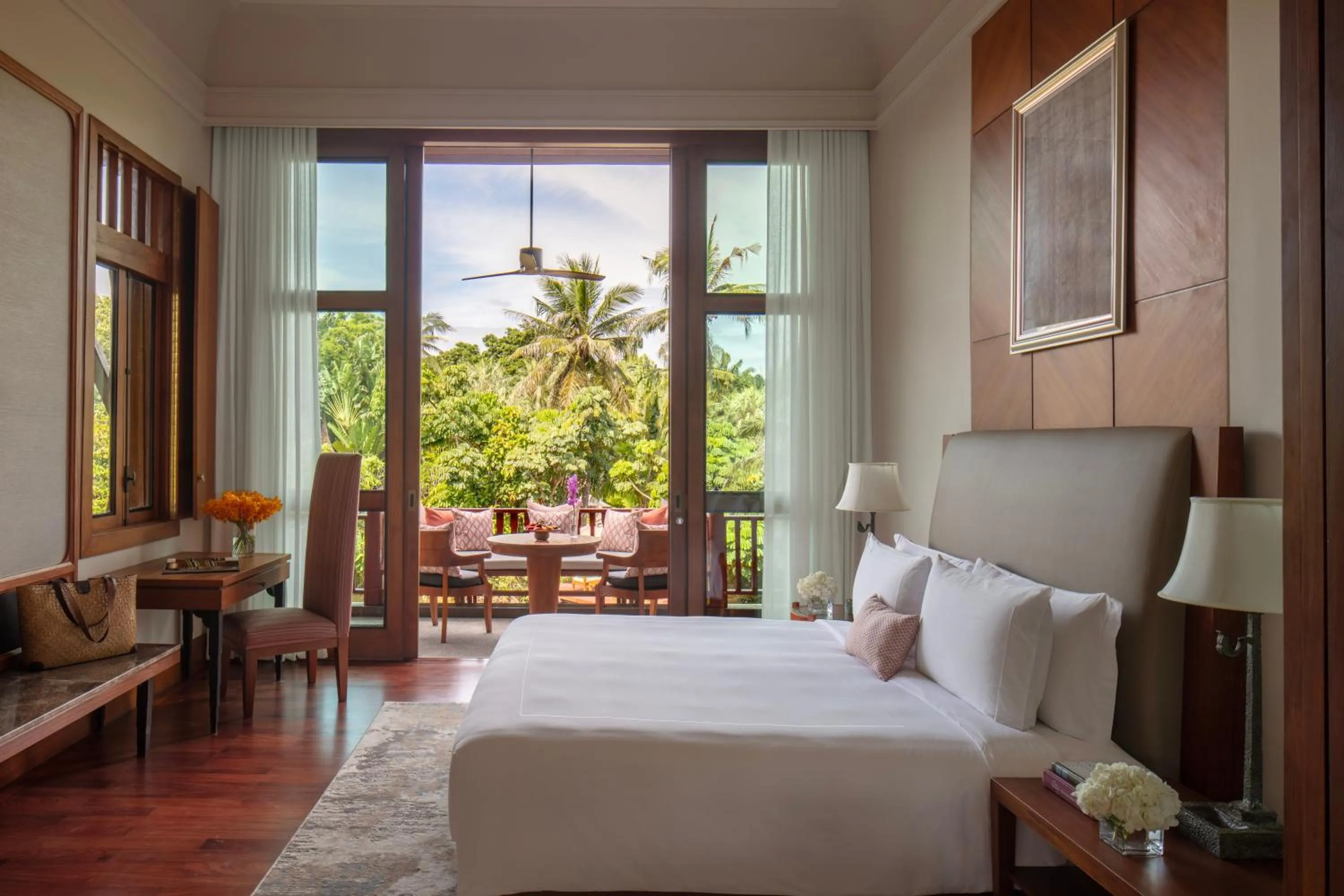 View (from property/room), Bed in Anantara Hua Hin Resort