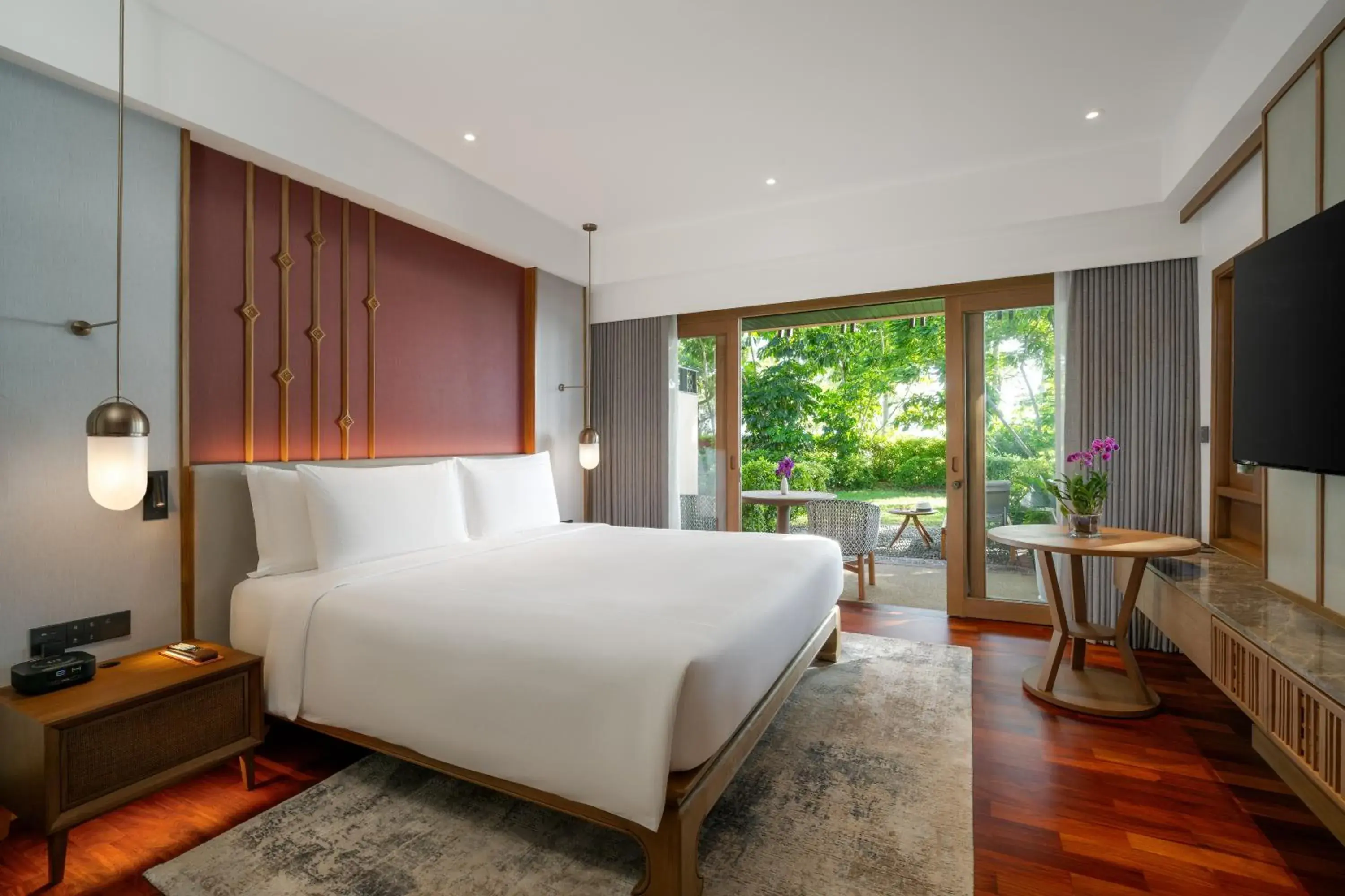 Bed in Anantara Hua Hin Resort Bed in Anantara Hua Hin Resort