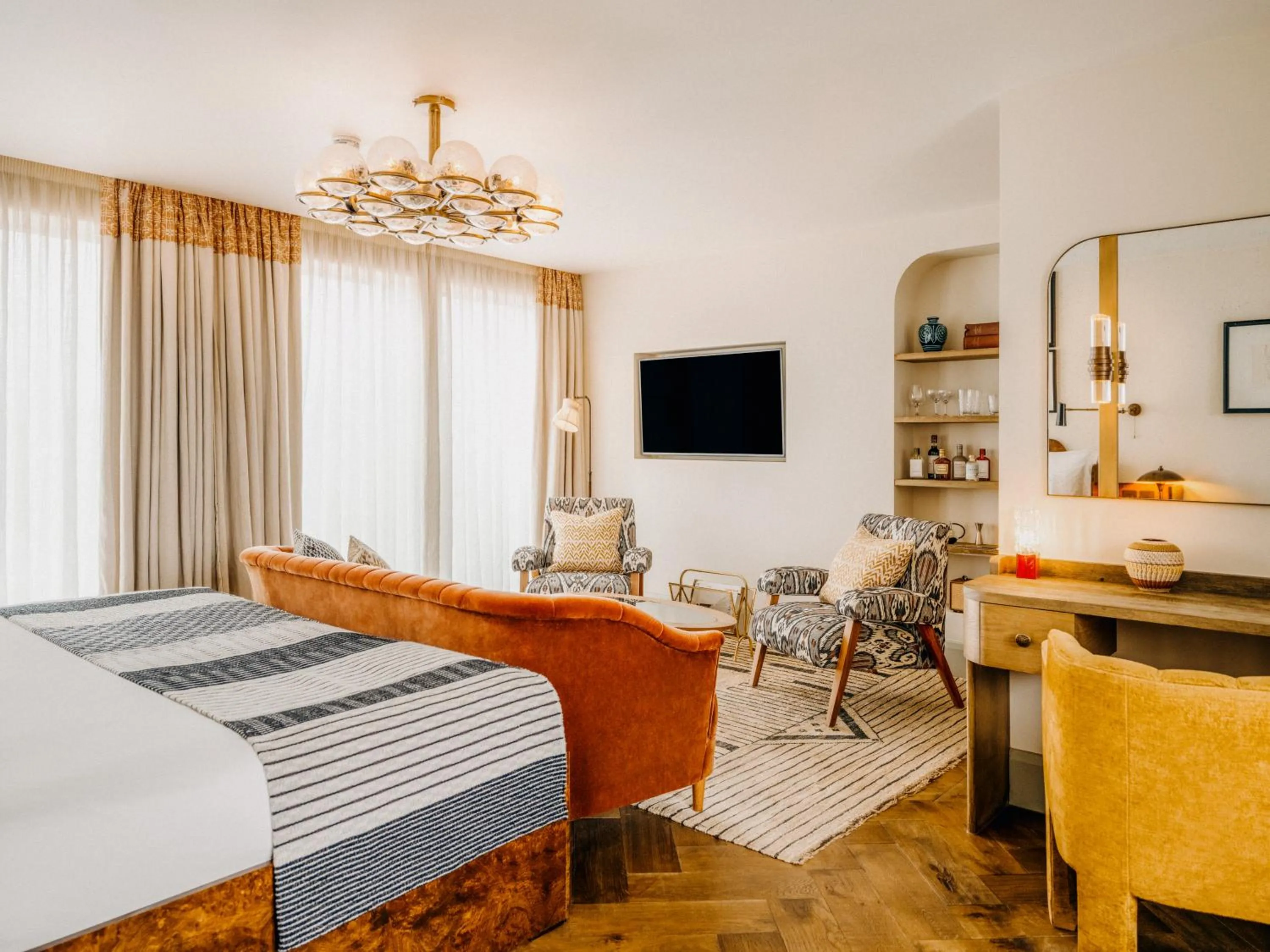 Communal lounge/ TV room, Bed in Redchurch Townhouse