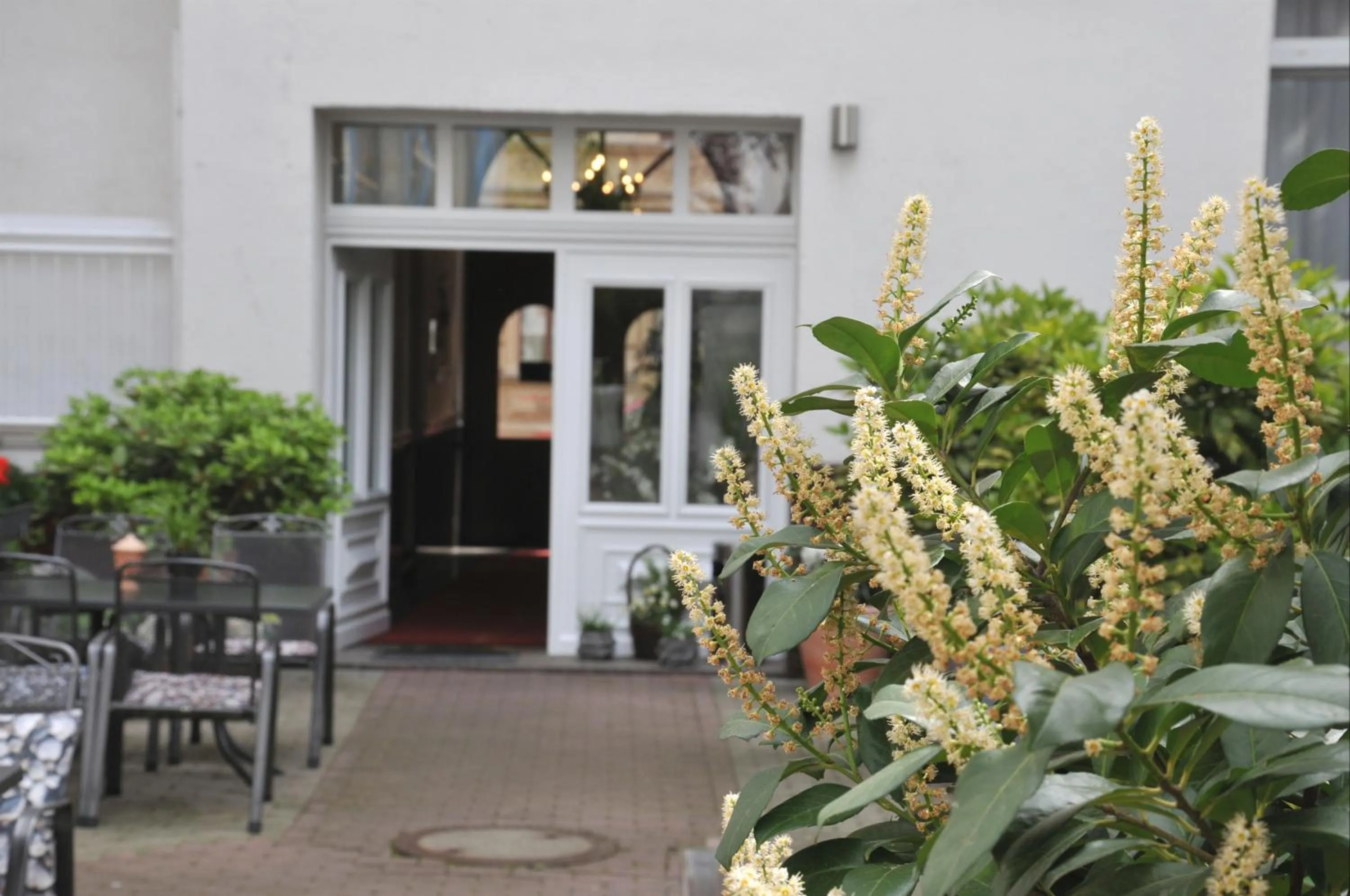 Patio in City-Hotel Am Wasserturm Halle