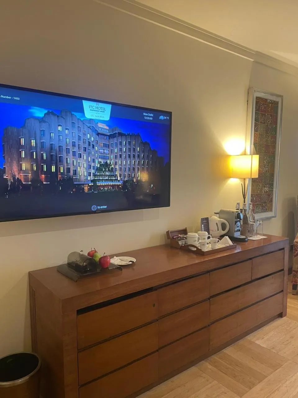 TV and multimedia in ITC Maurya, a Luxury Collection Hotel, New Delhi