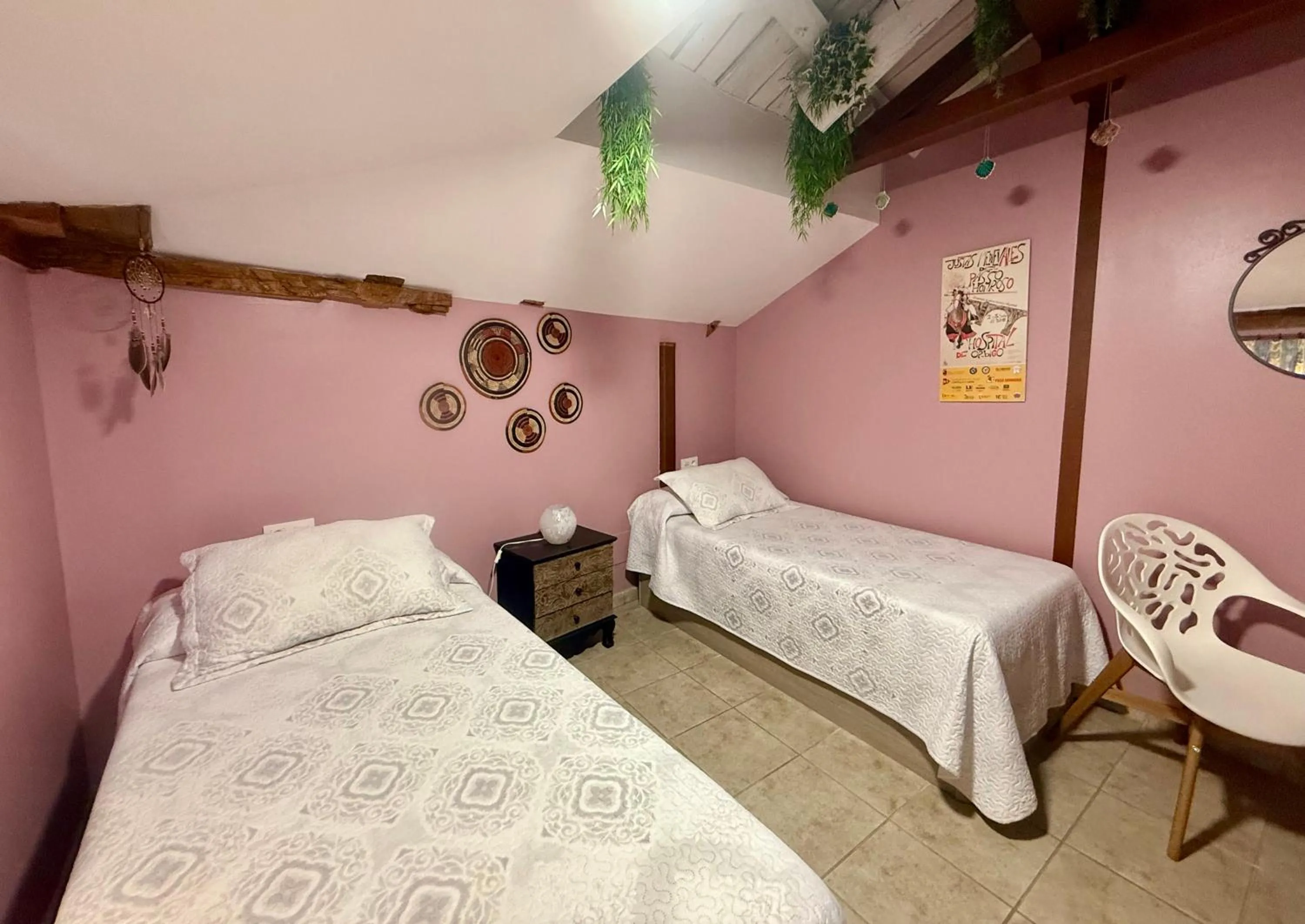 Bed in B&B Puente de Órbigo