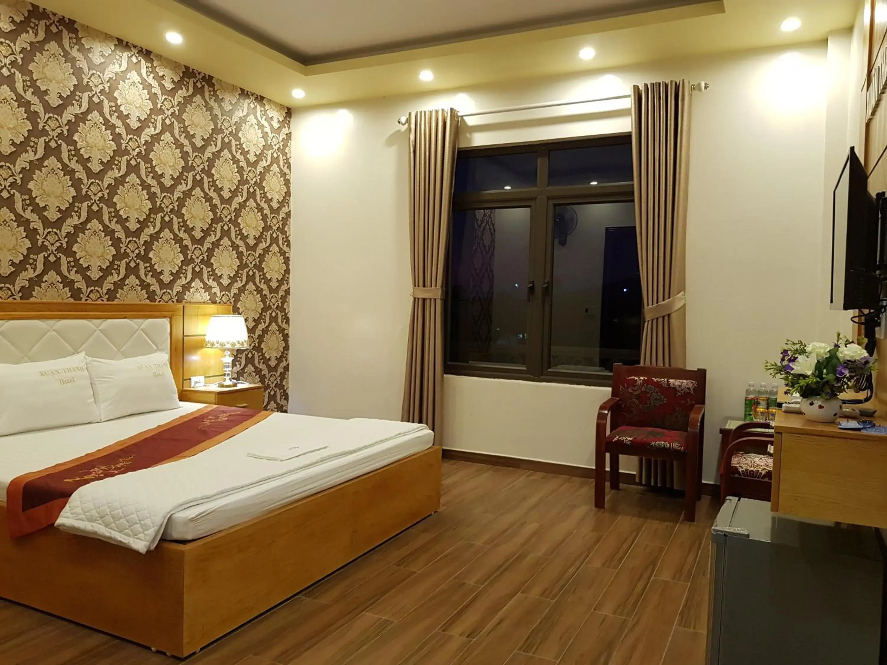 Bed in Xuan Thanh Hotel Bed in Xuan Thanh Hotel