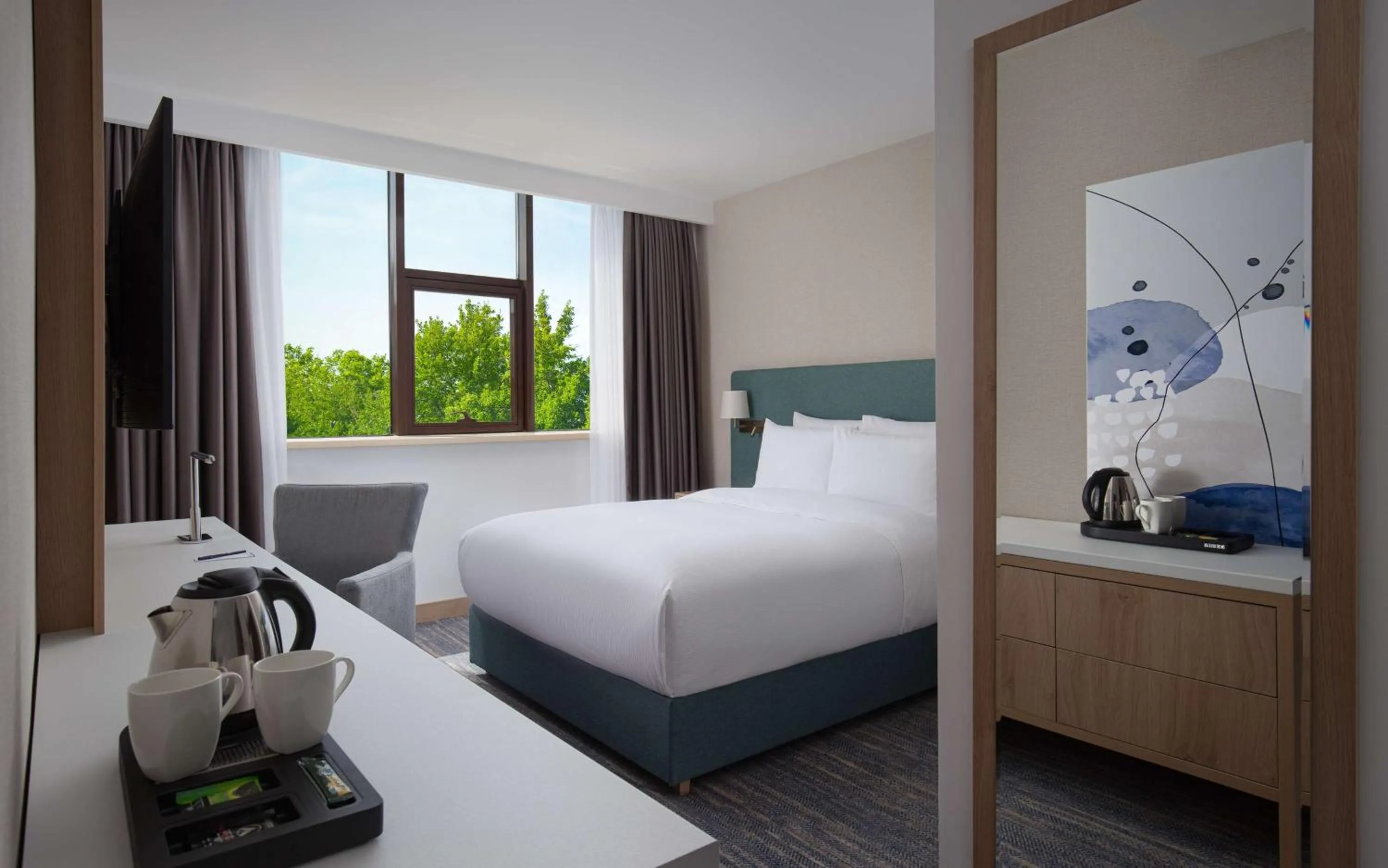 Bed in DoubleTree by Hilton Shymkent