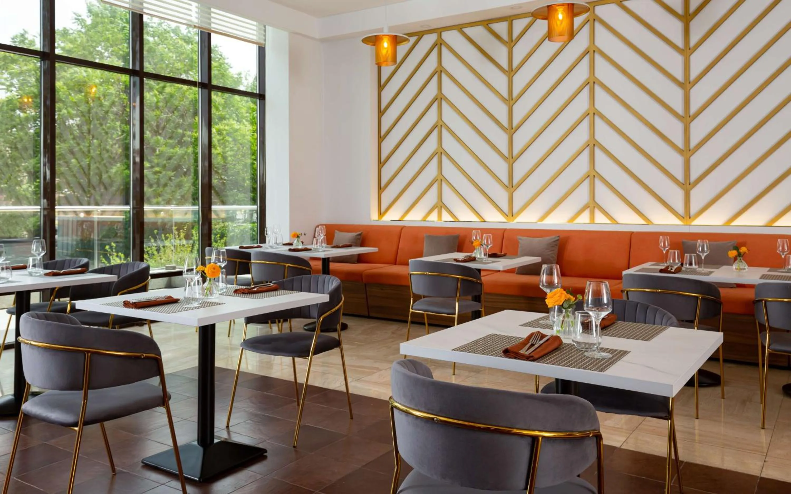 Lounge or bar in DoubleTree by Hilton Shymkent