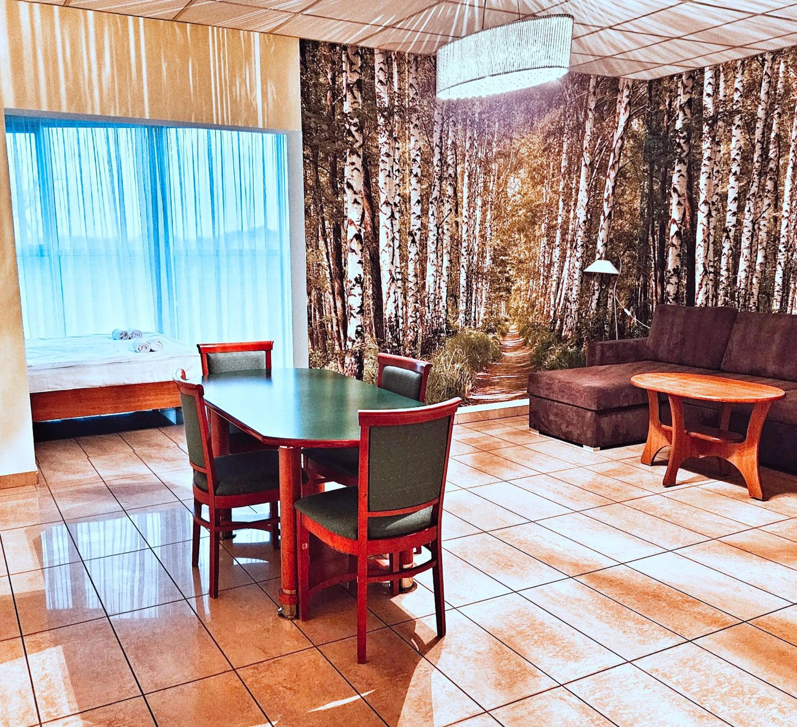 Seating area in Hotel i Restauracja w Luboniu