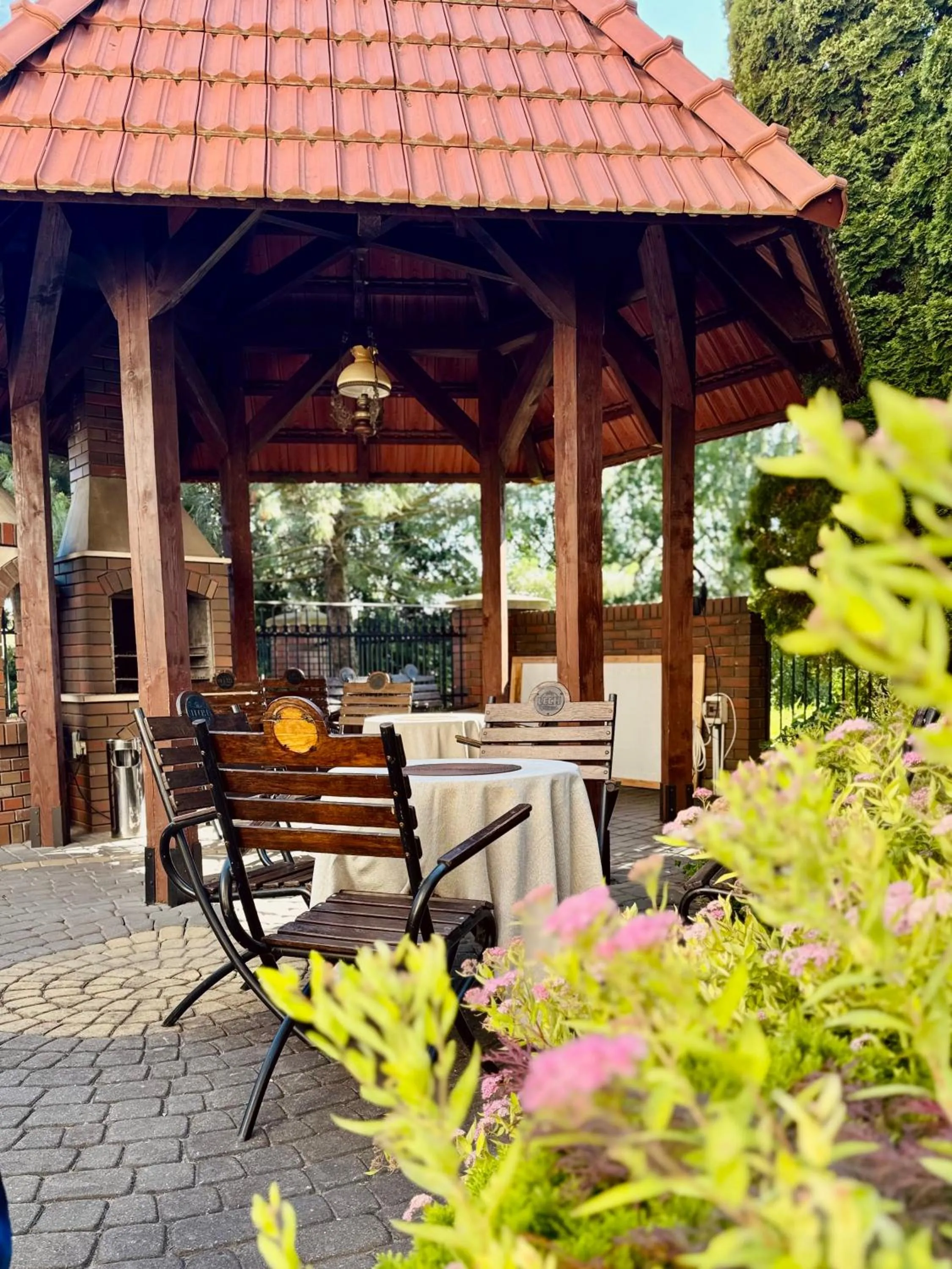 Patio in Hotel Mateo