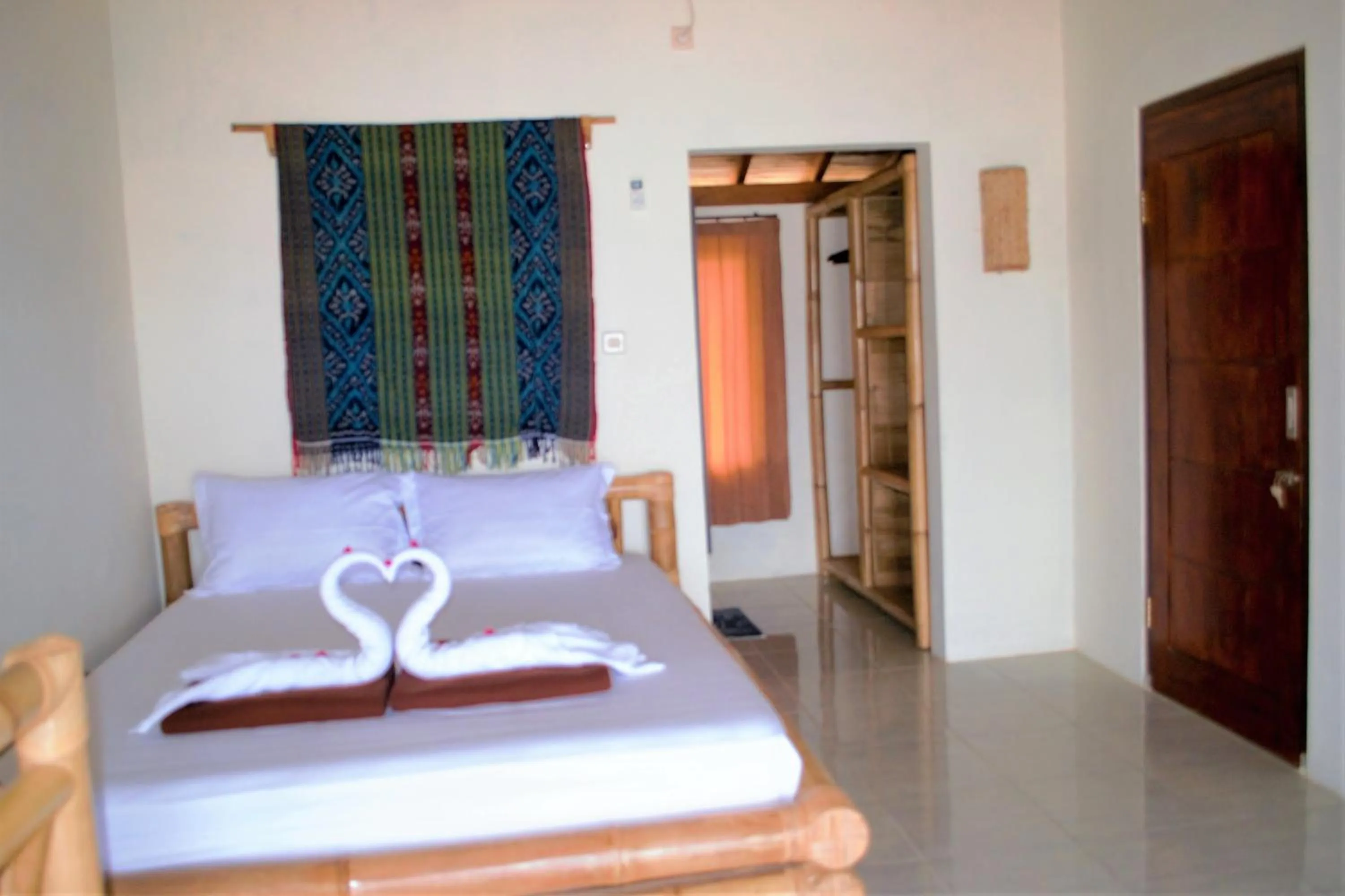 Bed in Alden Beach House