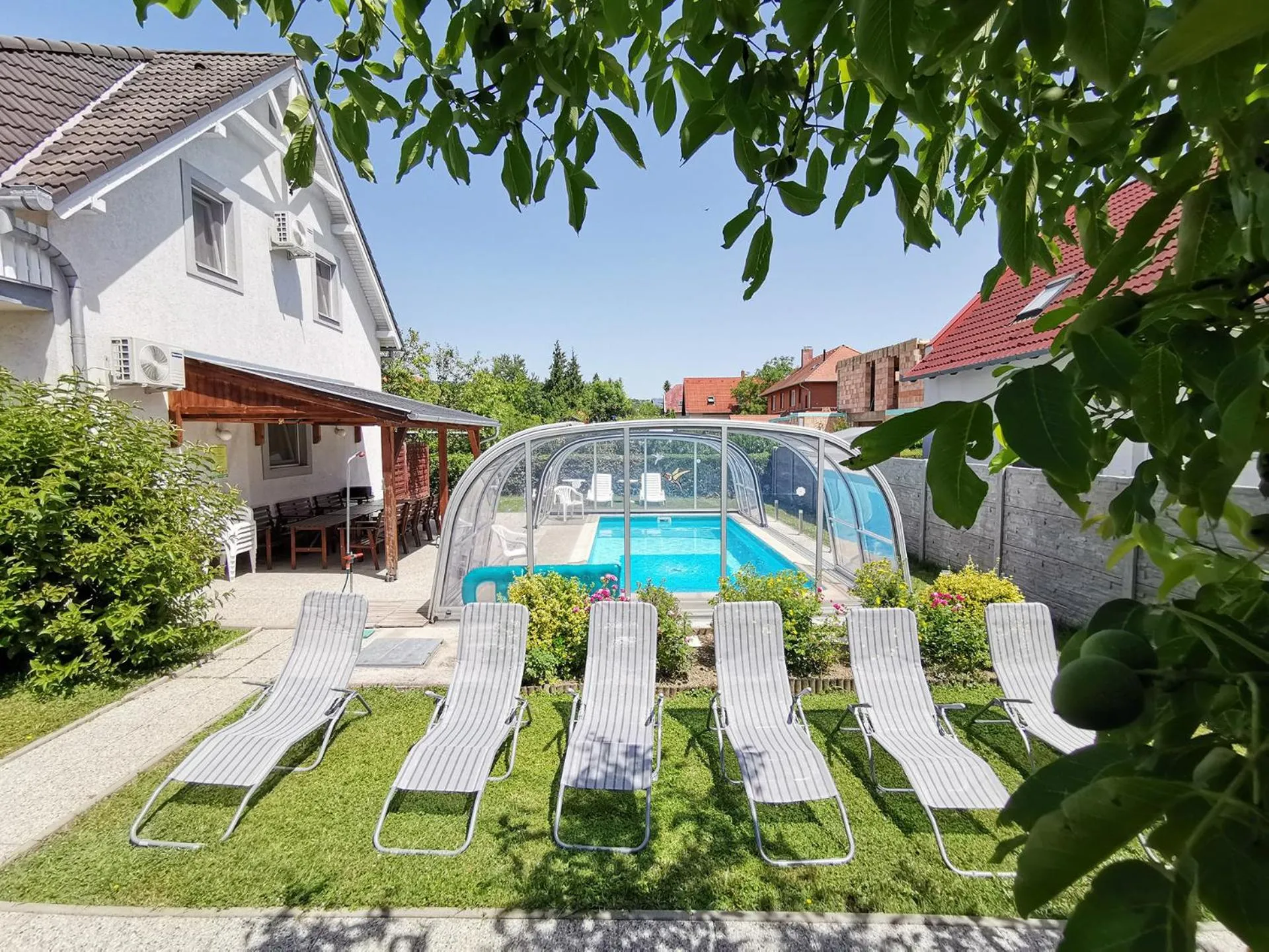 Garden in ForRest Apartman