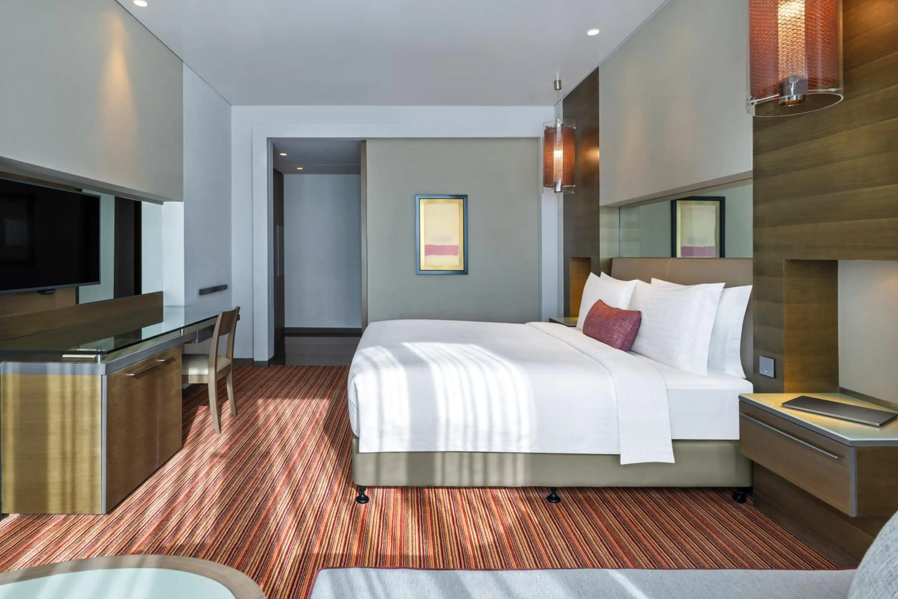 Bed in Park Rotana Abu Dhabi