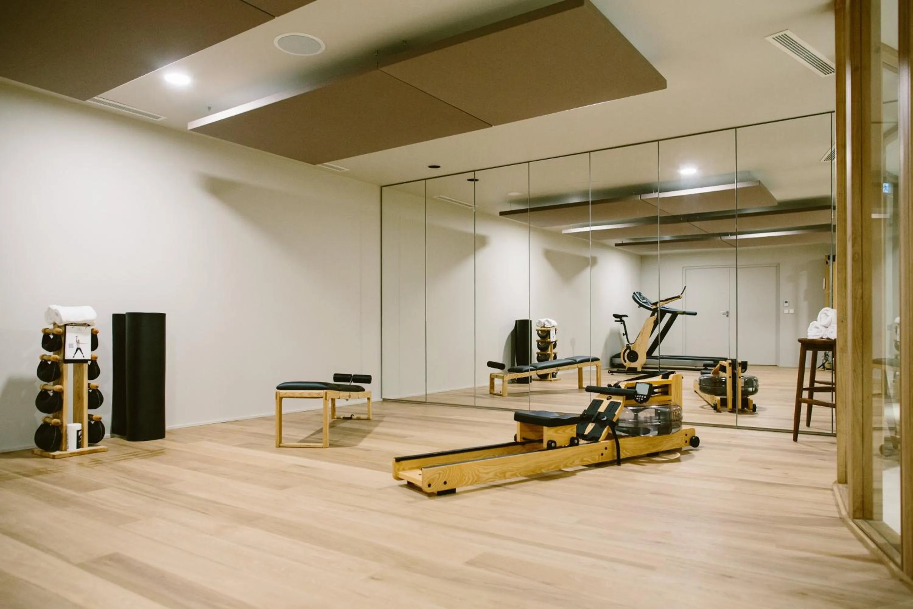 Fitness centre/facilities in Hôtel Les Hortensias du Lac