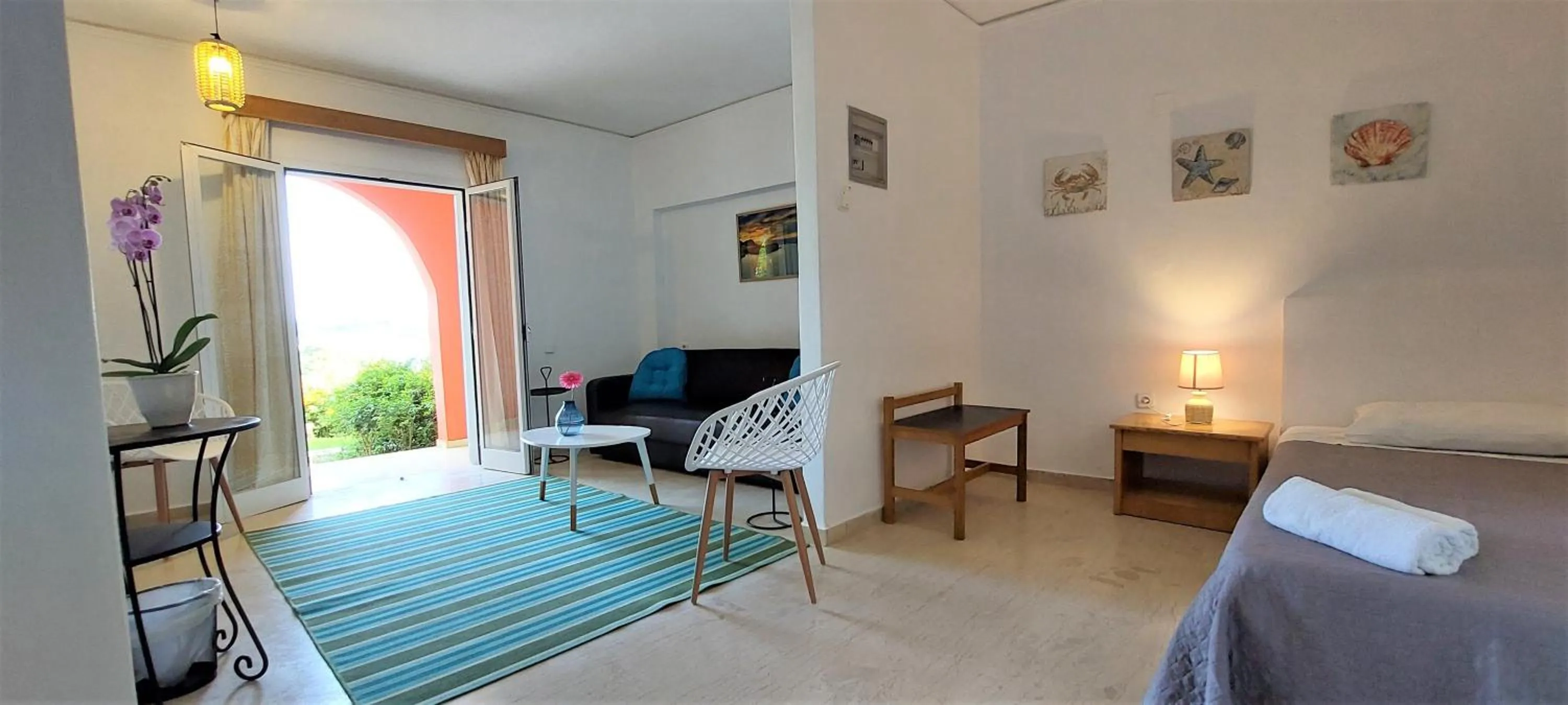 Coffee/tea facilities, Bed in Elite Corfu - Adults Friendly