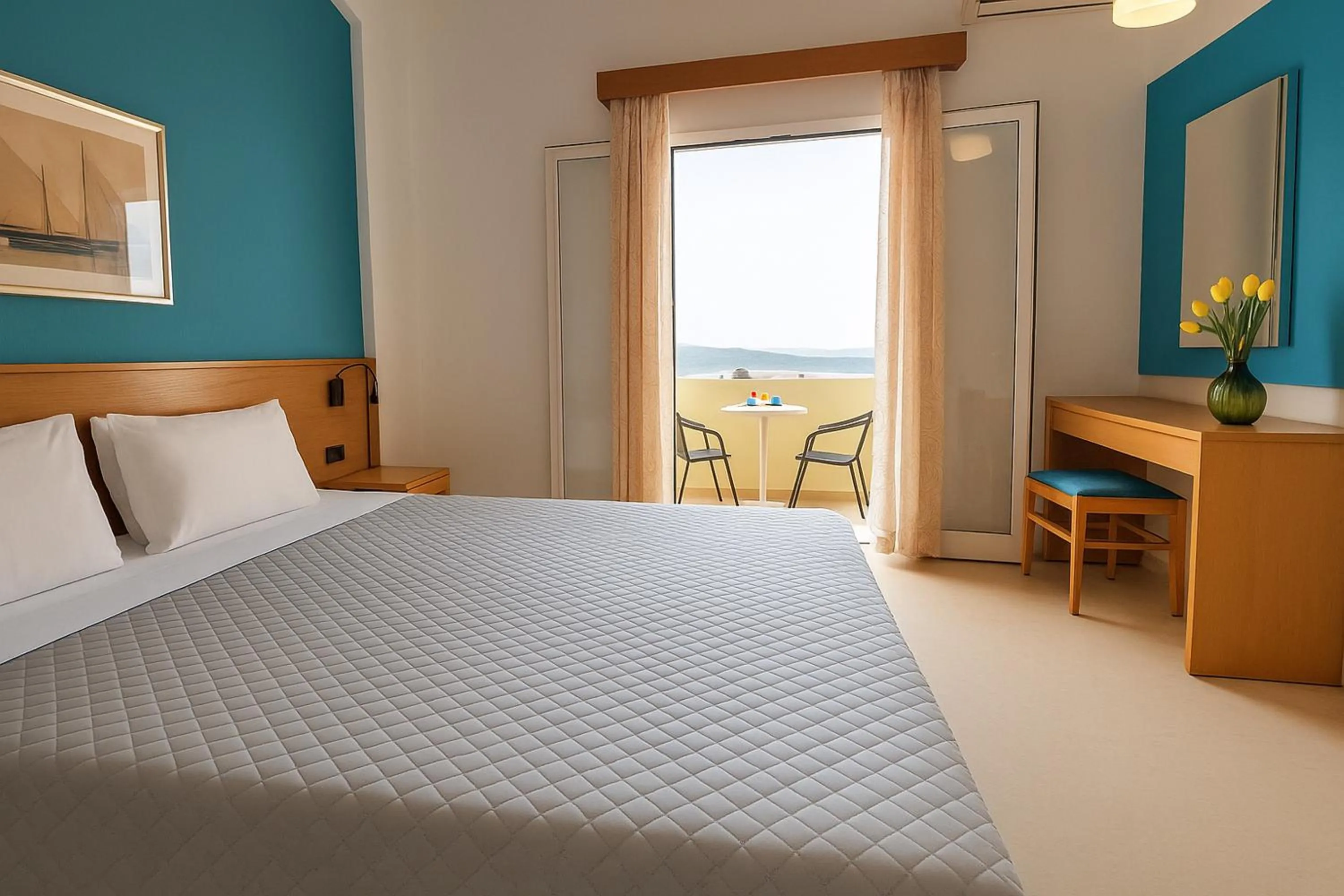 Bed in Elite Corfu - Adults Friendly
