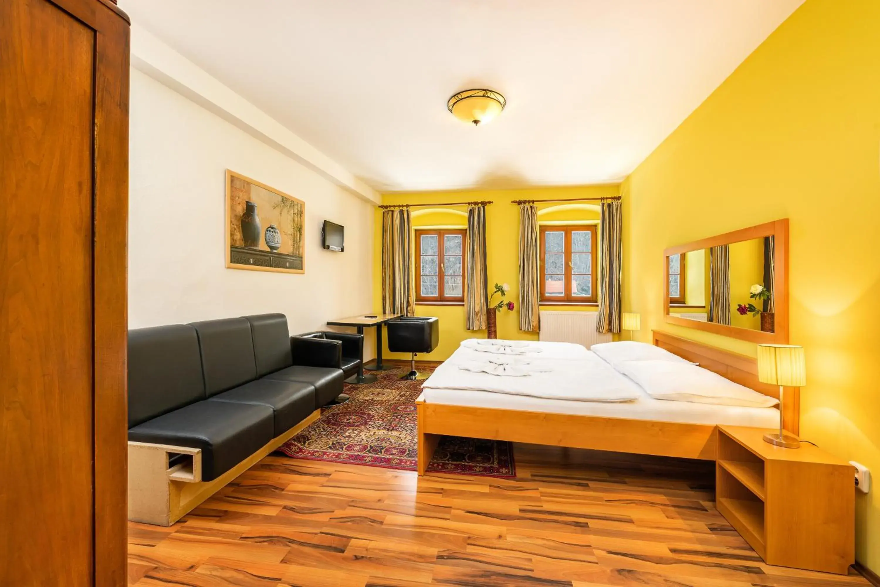 Deluxe Double Room with Castle View in Hotel U Martina Deluxe Double Room with Castle View in Hotel U Martina