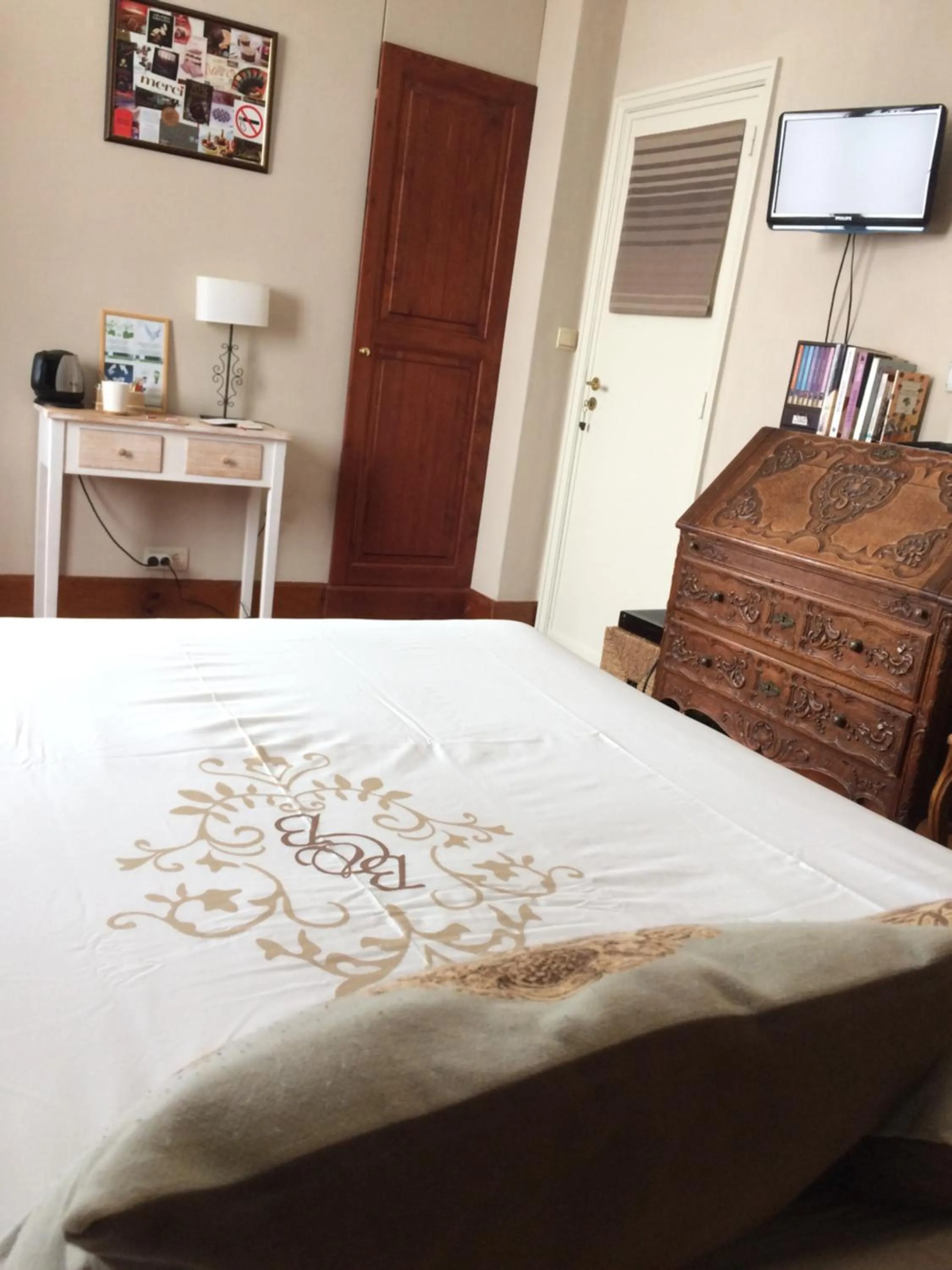 Bedroom, Bed in B&B Chambre Chocolat