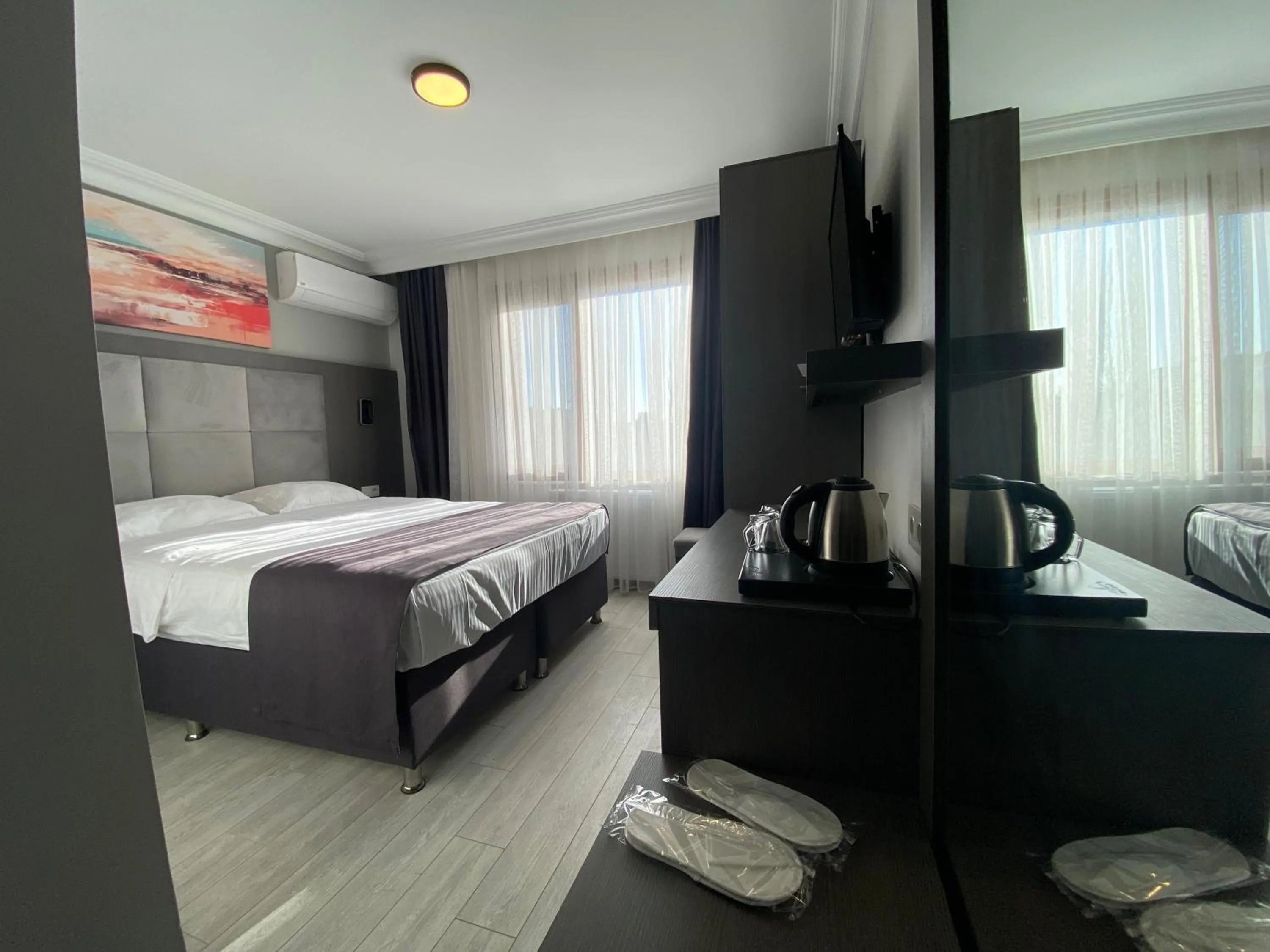 Bed in Sahil Hotel Pendik