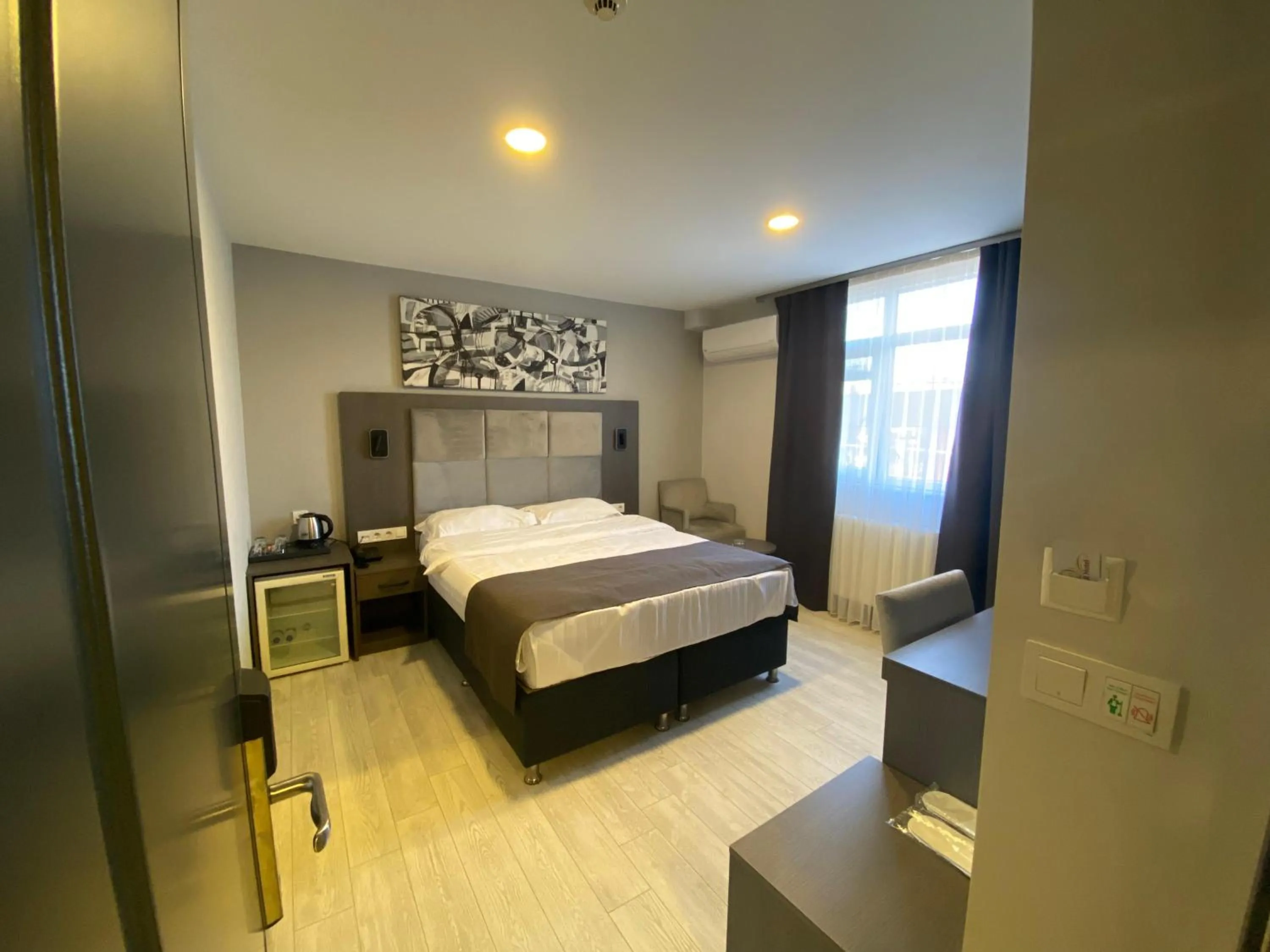 Bed in Sahil Hotel Pendik