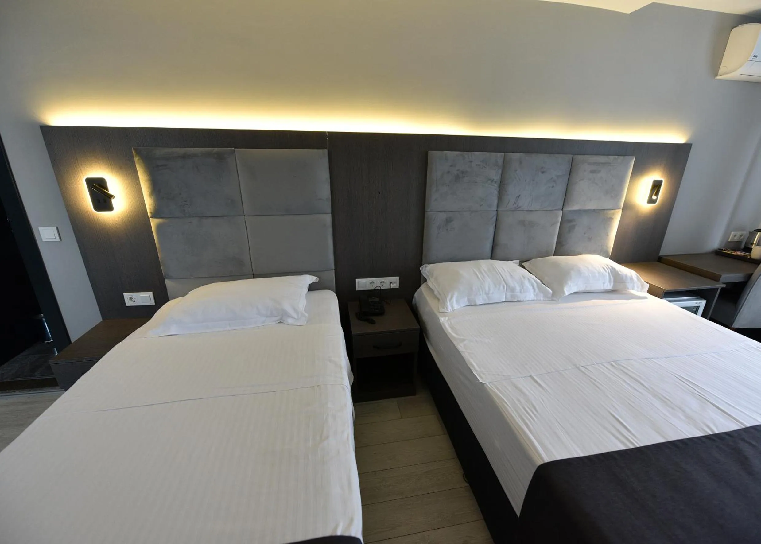 Bed in Sahil Hotel Pendik