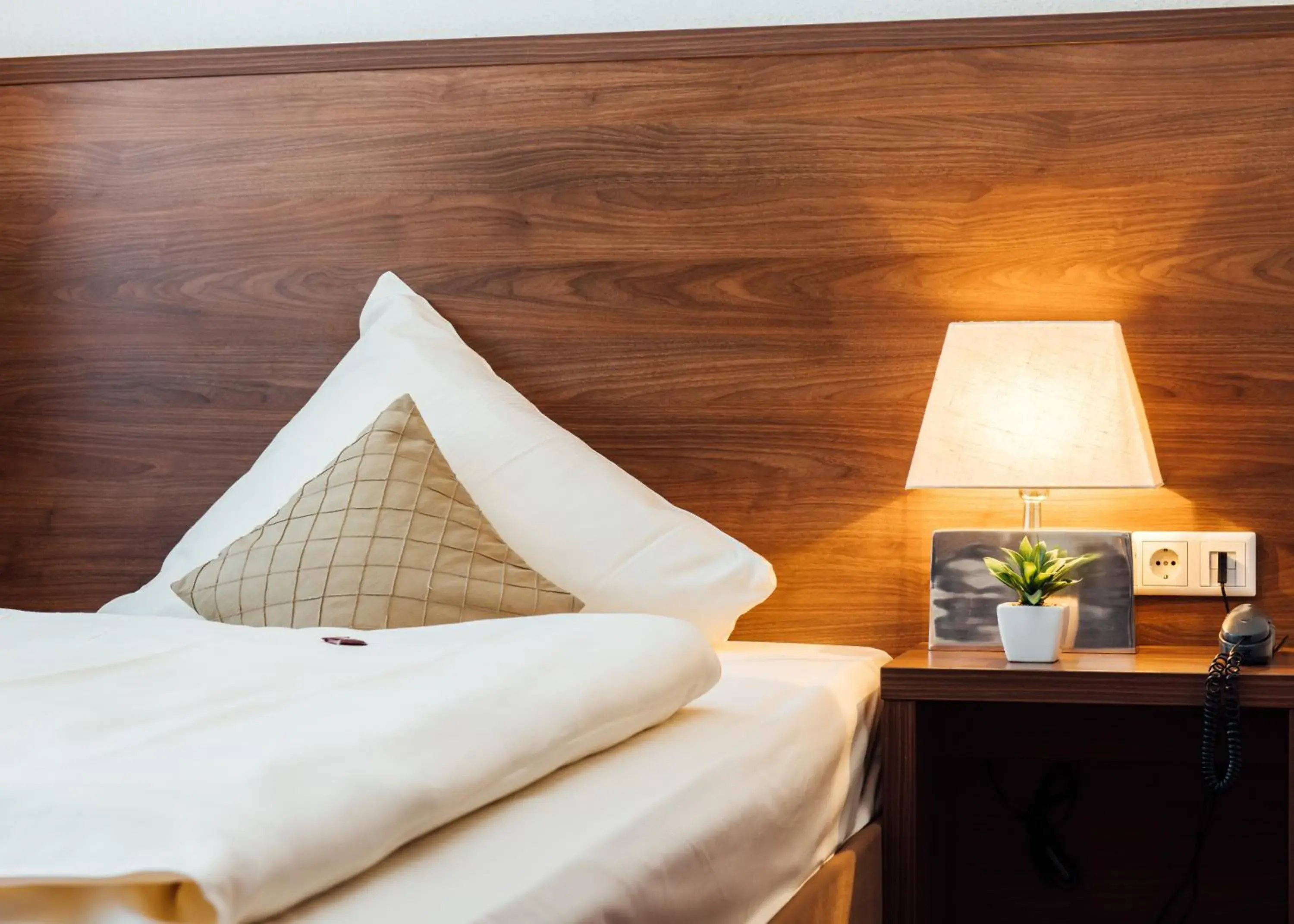 Decorative detail, Bed in Arcade Hotel Decorative detail, Bed in Arcade Hotel