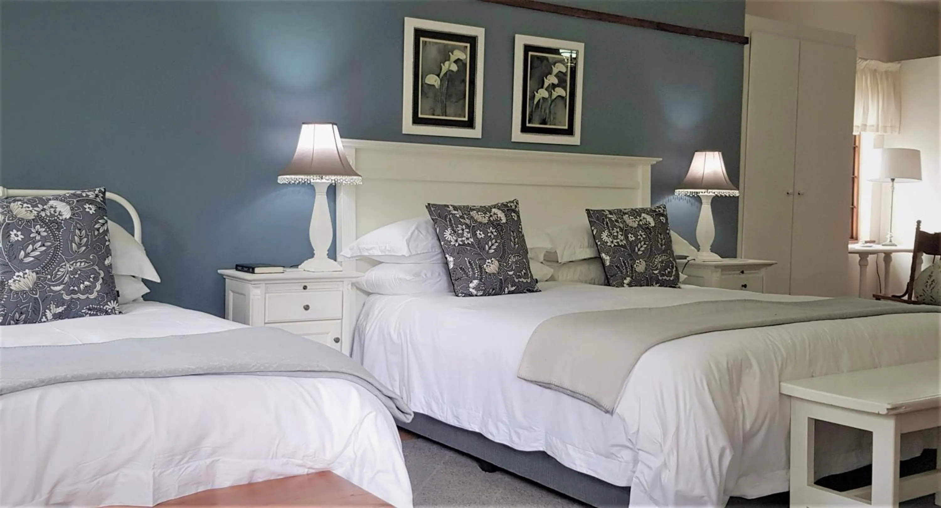 Bed in Brooks Cottage