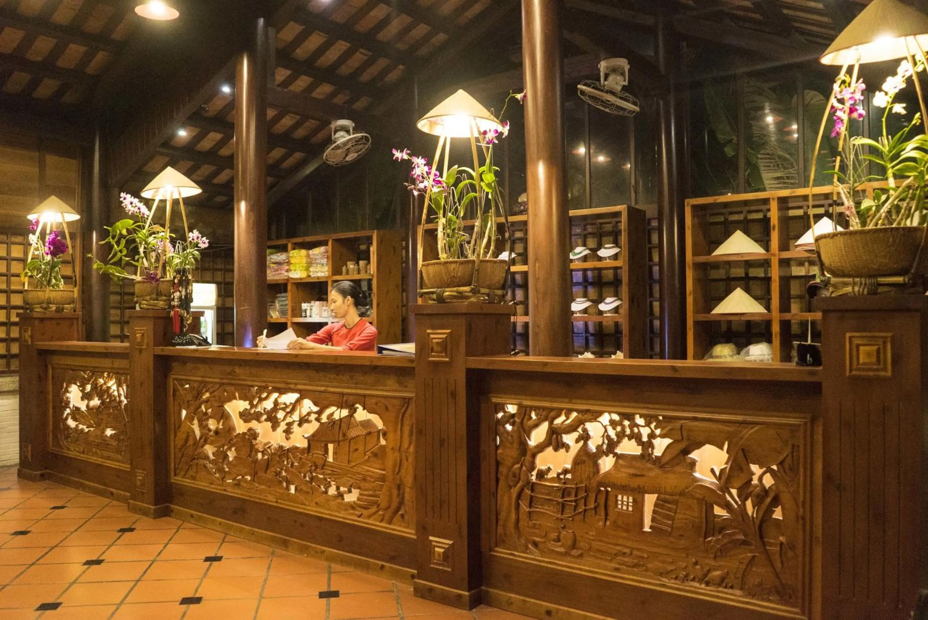 Lobby or reception in Blue Shell Resort