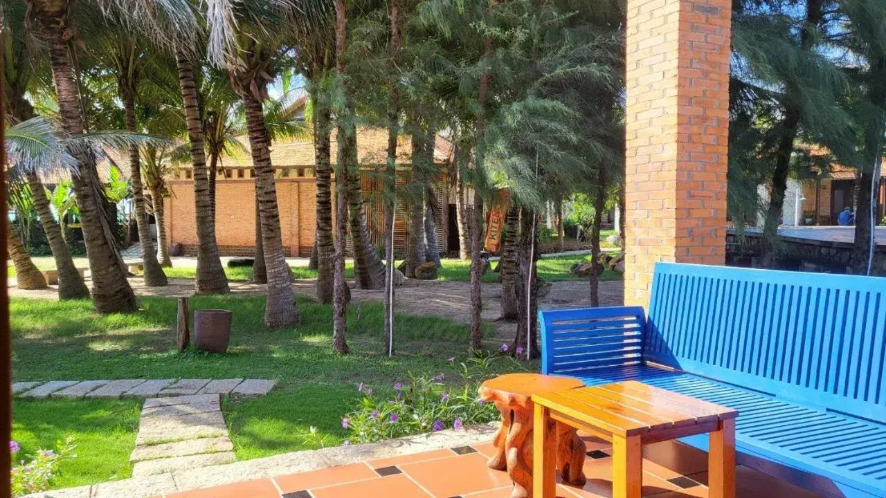 Garden view in Blue Shell Resort Garden view in Blue Shell Resort